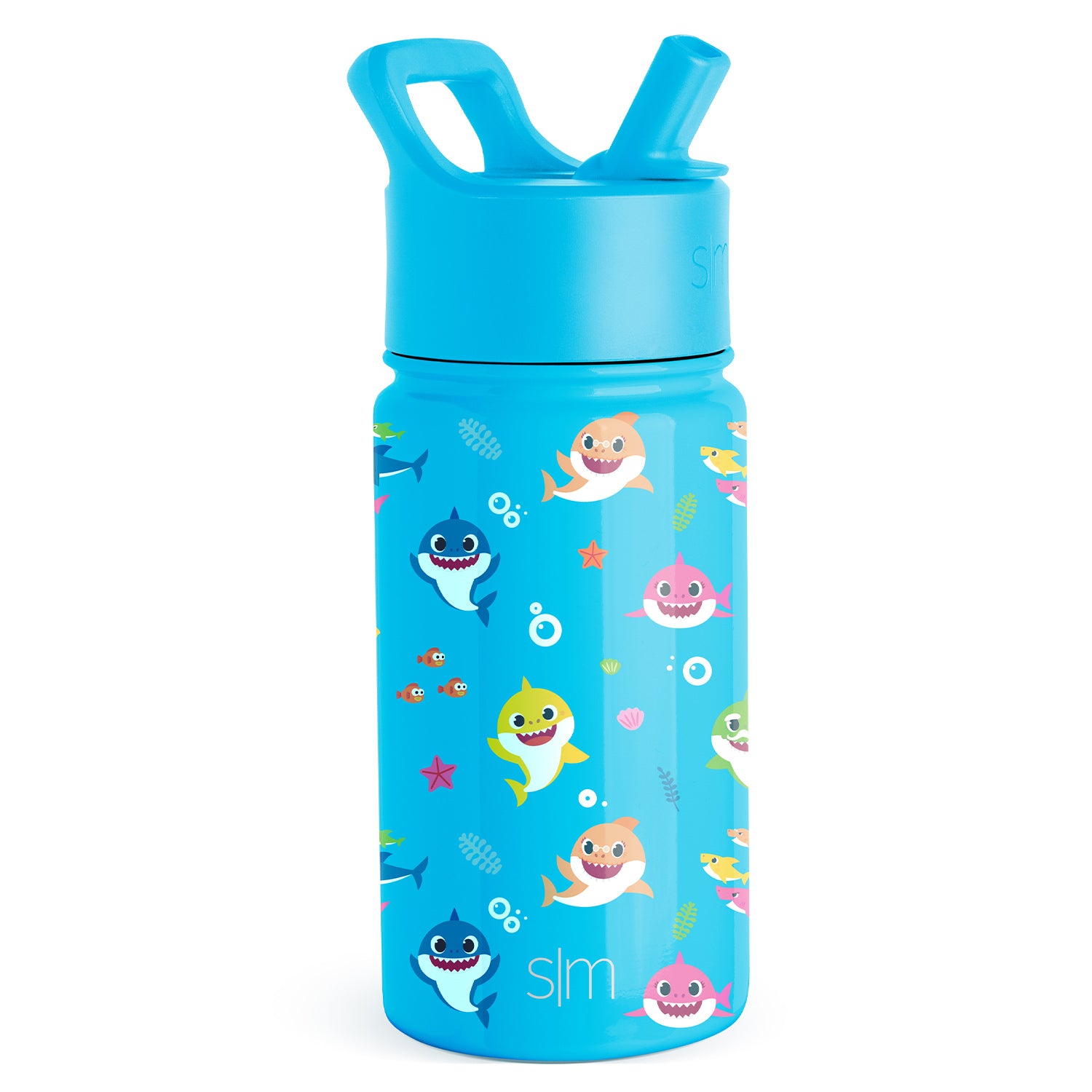 Summit Kids Water Bottle with Straw Lid - BPA Free, Leak Proof, Insulated Stainless Steel Bottle for School, Sports & Outdoor Activities
