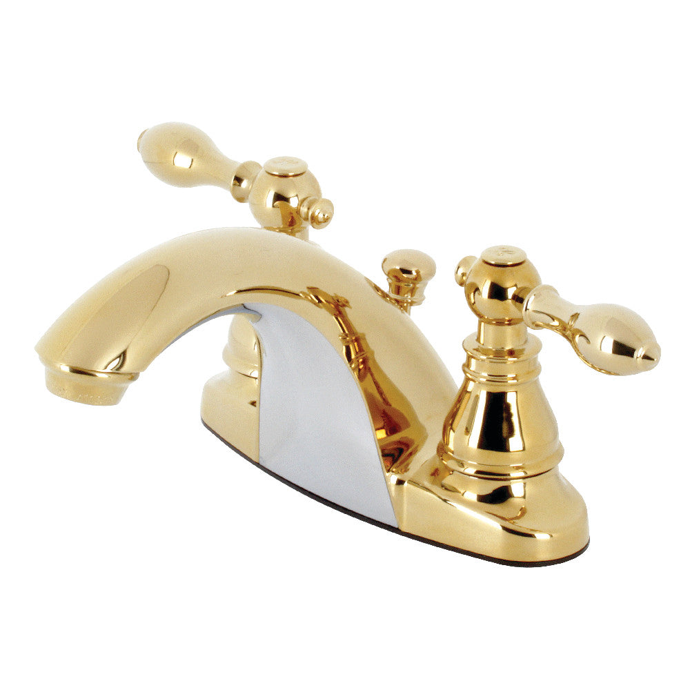 Kingston Brass KB7642ACL American Classic 4-Inch Centerset Bathroom Faucet - Chrome Finish for Vanity Sinks, Powder Rooms & Guest Bathrooms