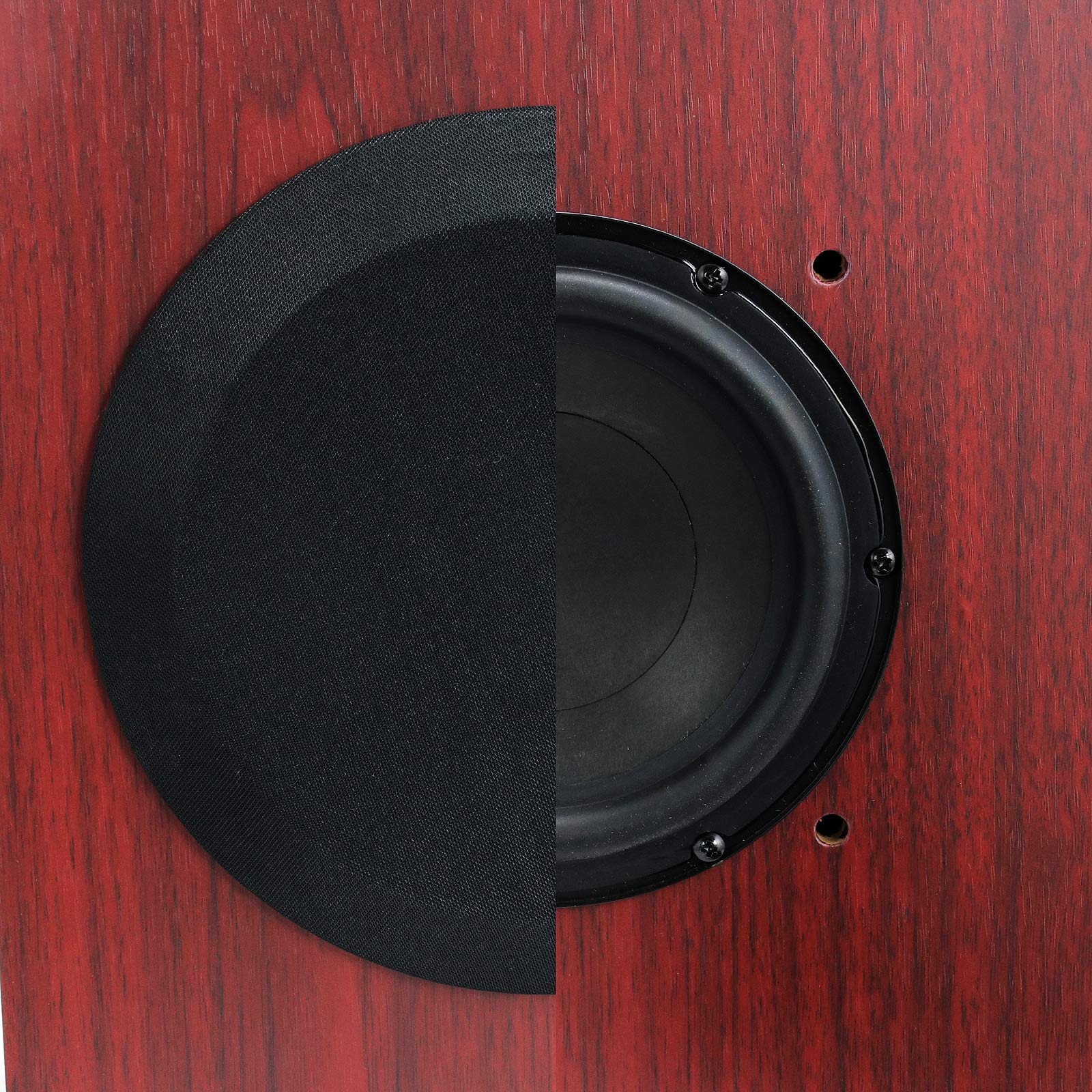 beFree Sound 2.1 Channel Bluetooth Tower Speakers with Optical Input - Dual Wood Subwoofer, Wireless Audio System for Home Theater, Gaming & Music (Brown, BFS-Tower Speaker)