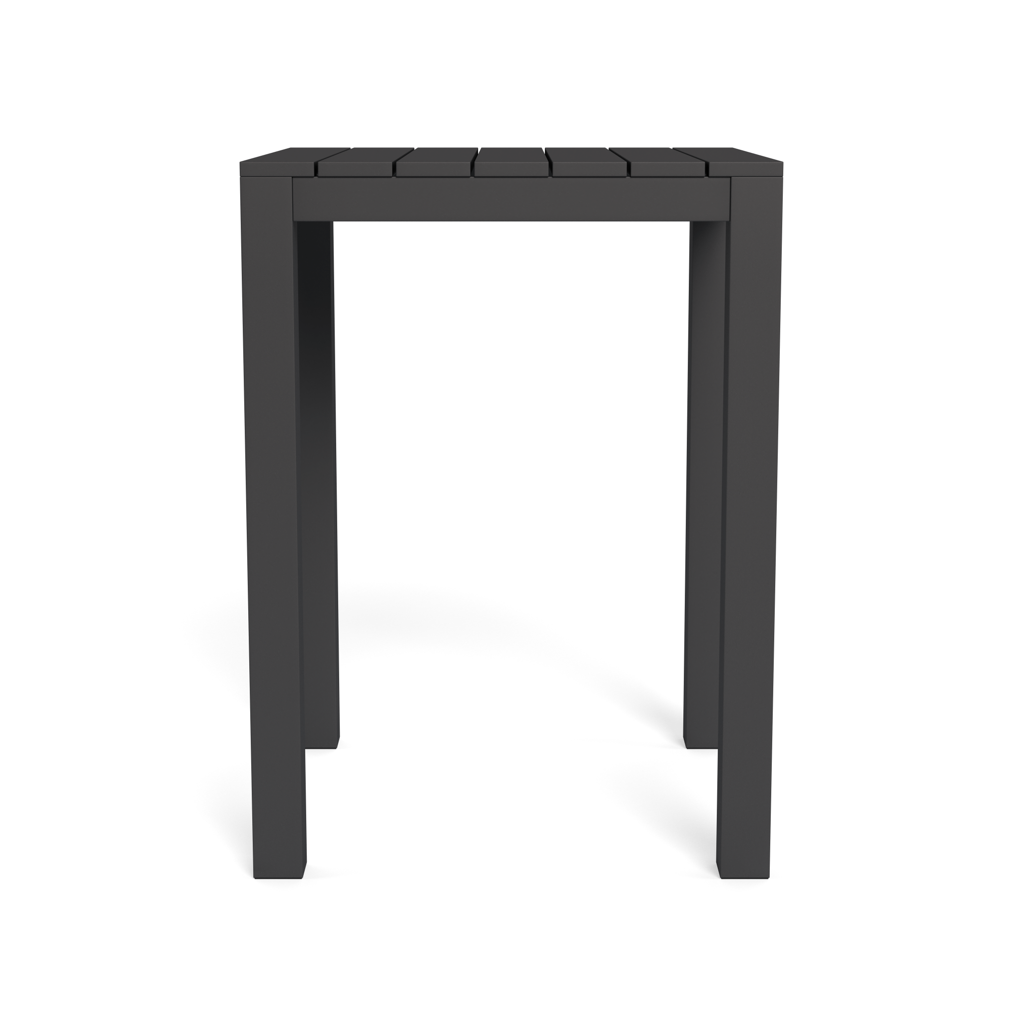Premium Aluminum Square Bar Table - Durable & Modern Outdoor/Indoor Dining & Pub Furniture for Patio, Restaurant, or Home Decor