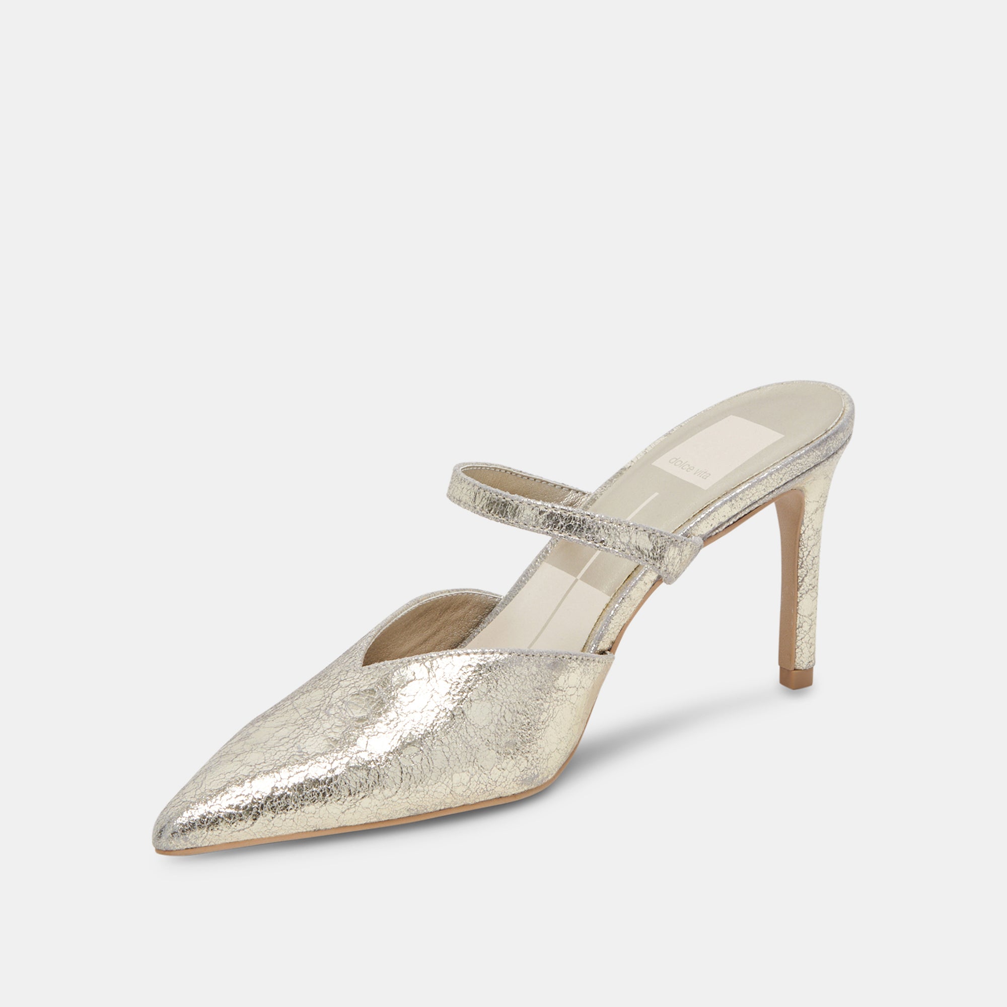 KANIKA Women's Wide Heel Sandals - Platinum Distressed Leather Shoes for Comfort & Style - Perfect for Weddings, Parties & Evening Events