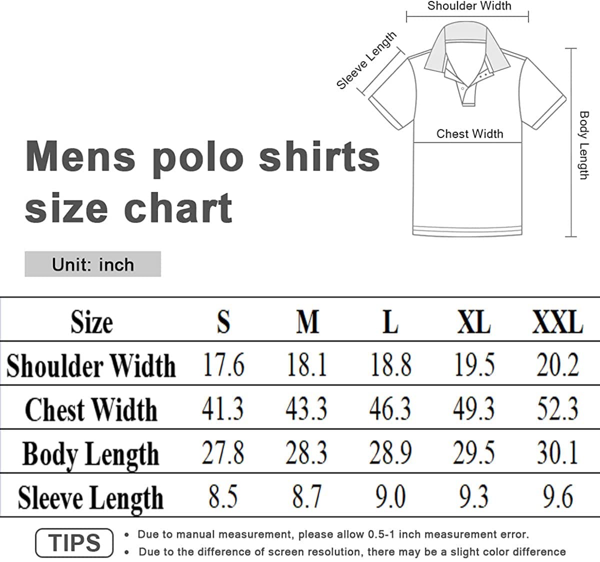 COOFANDY Men's Quick Dry Golf Polo Shirt - UPF 50+ Sun Protection, Moisture Wicking, Lightweight Short Sleeve Performance Shirt for Golf, Tennis & Outdoor Activities