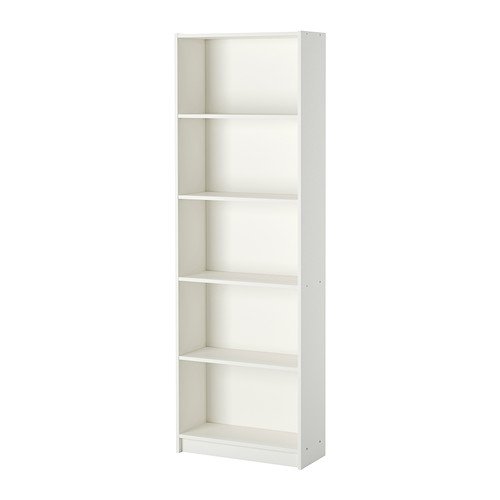 IKEA GERSBY White Bookcase Shelf Unit - Modern Bookshelf for Living Room, Bedroom & Office Storage Organizer - Perfect for Displaying Books, Decor & Essentials