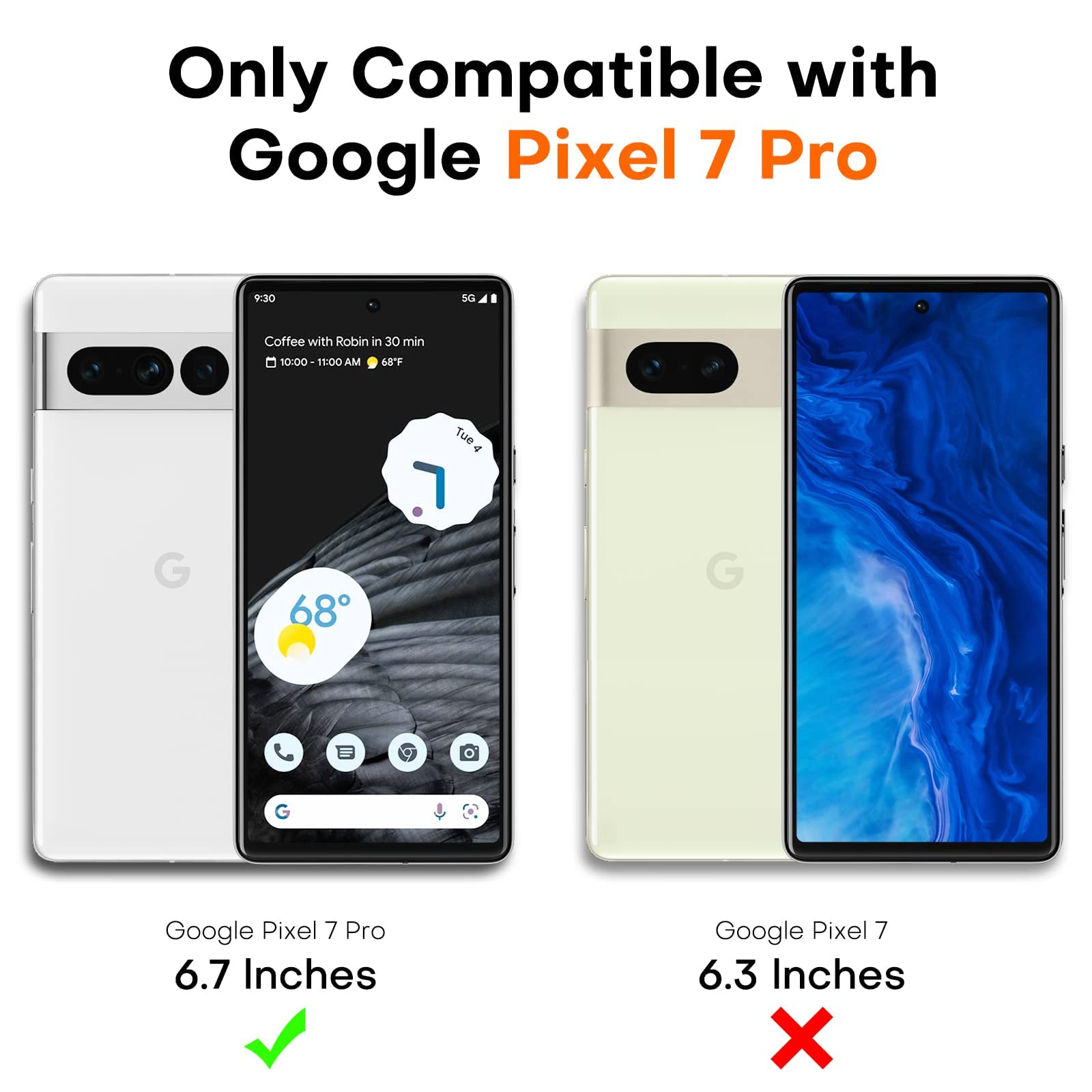 TOCOL 2+2 Pack Google Pixel 7 Pro Screen Protector - 2 Pack TPU Screen Protector & 2 Pack Tempered Glass Camera Lens Protector, Self-Healing, Anti-Scratch, Bubble-Free with Easy Installation Kit - Perfect for Daily Use, Travel, and Outdoor Activities