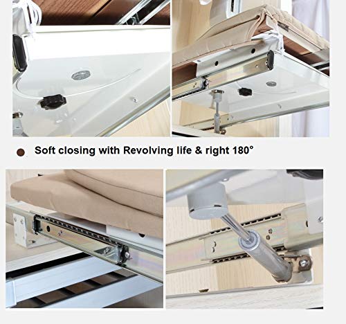Foldable Ironing Board for Small Spaces - Compact & Sturdy Cabinet Ironing Station with Easy-Release Lever | 11.8