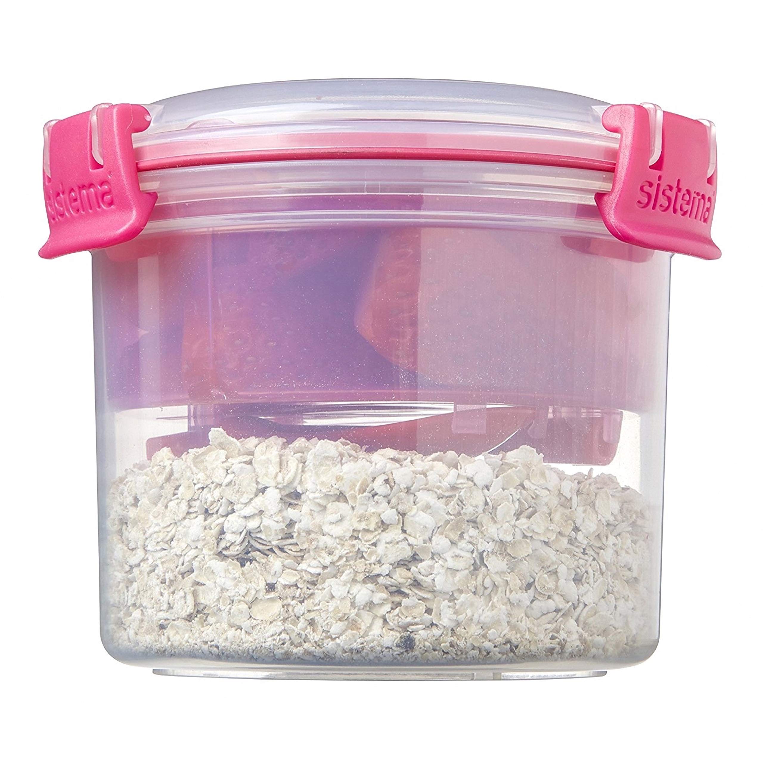 Sistema To Go Collection - BPA-Free Plastic Food Storage Containers for Breakfast, Lunch & Meal Prep | Microwave & Dishwasher Safe