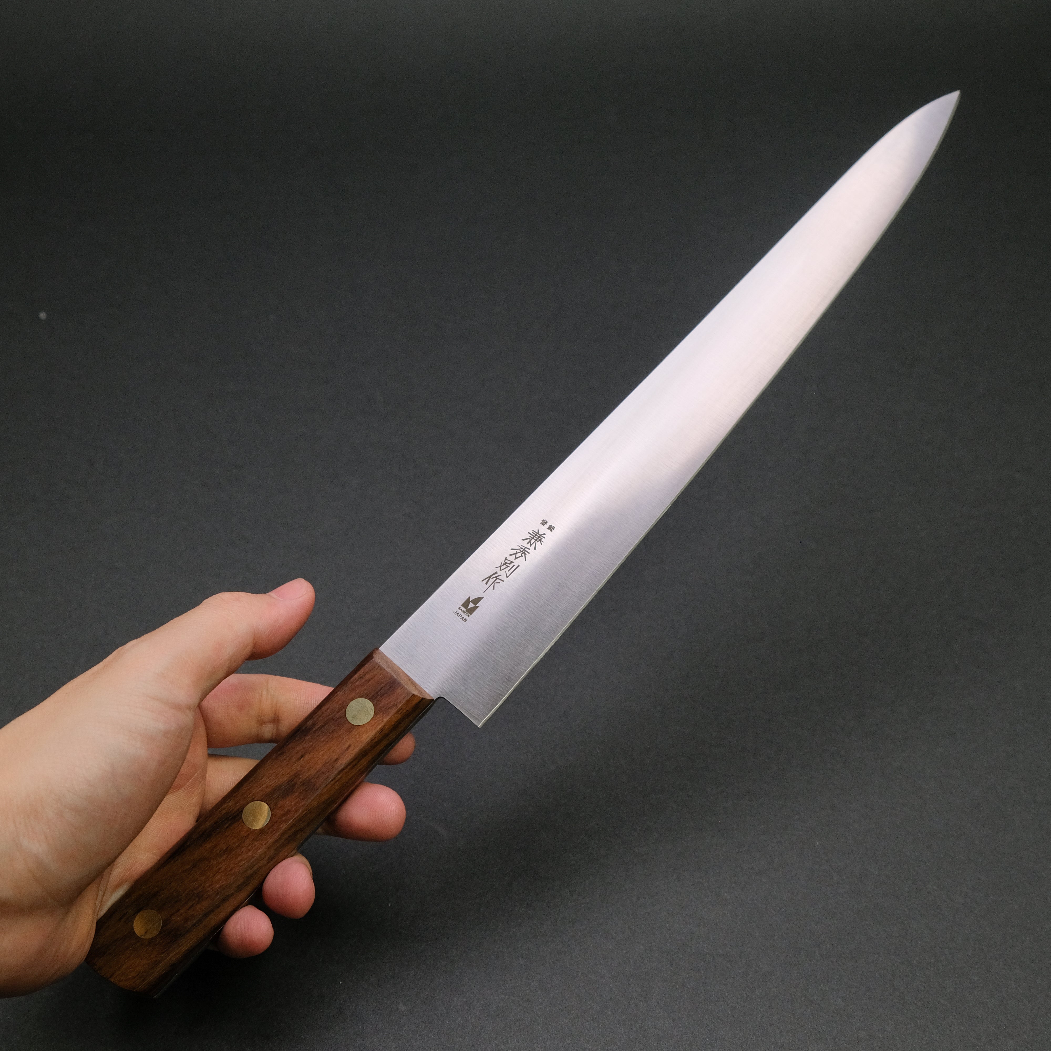 Premium Kanehide Bessaku Sujihiki 270mm Japanese Slicing Knife with Rosewood Handle - Perfect for Sushi, Sashimi & Meat Carving