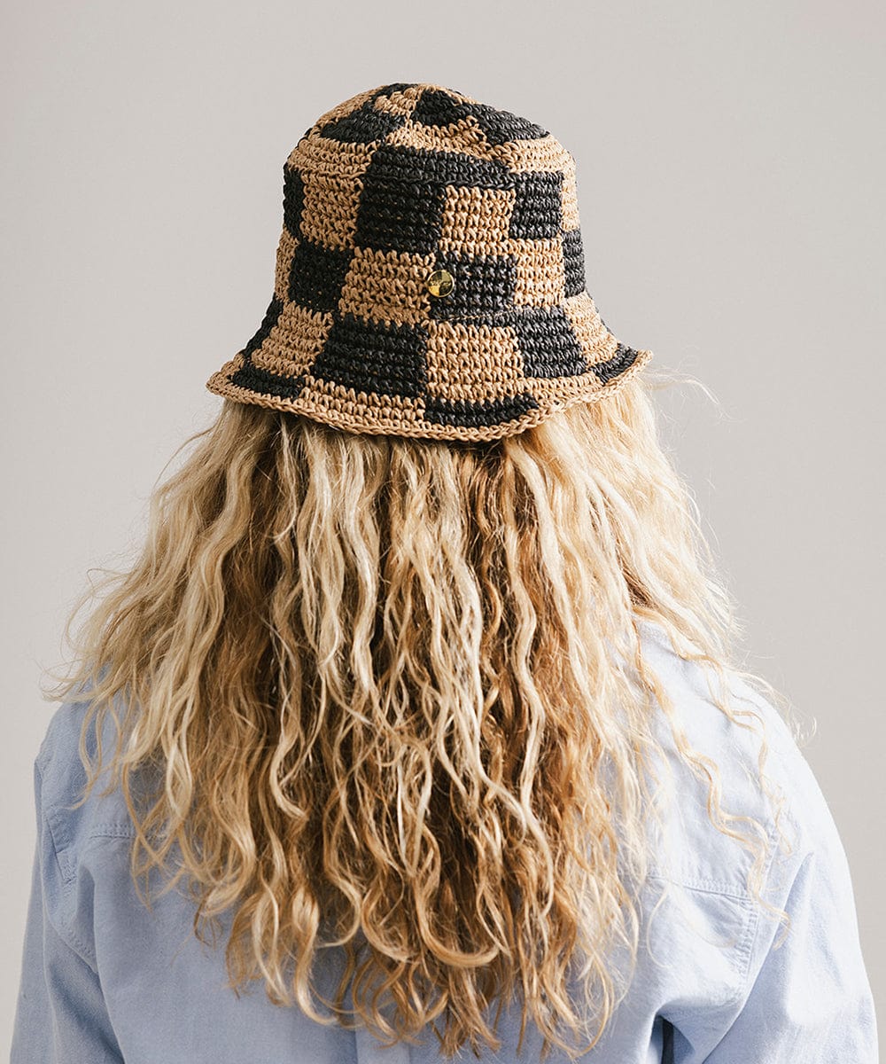 Crochet Packable Bucket Hat for Women - Breathable Summer Sun Hat with Wide Brim - Perfect for Beach, Travel, and Outdoor Activities