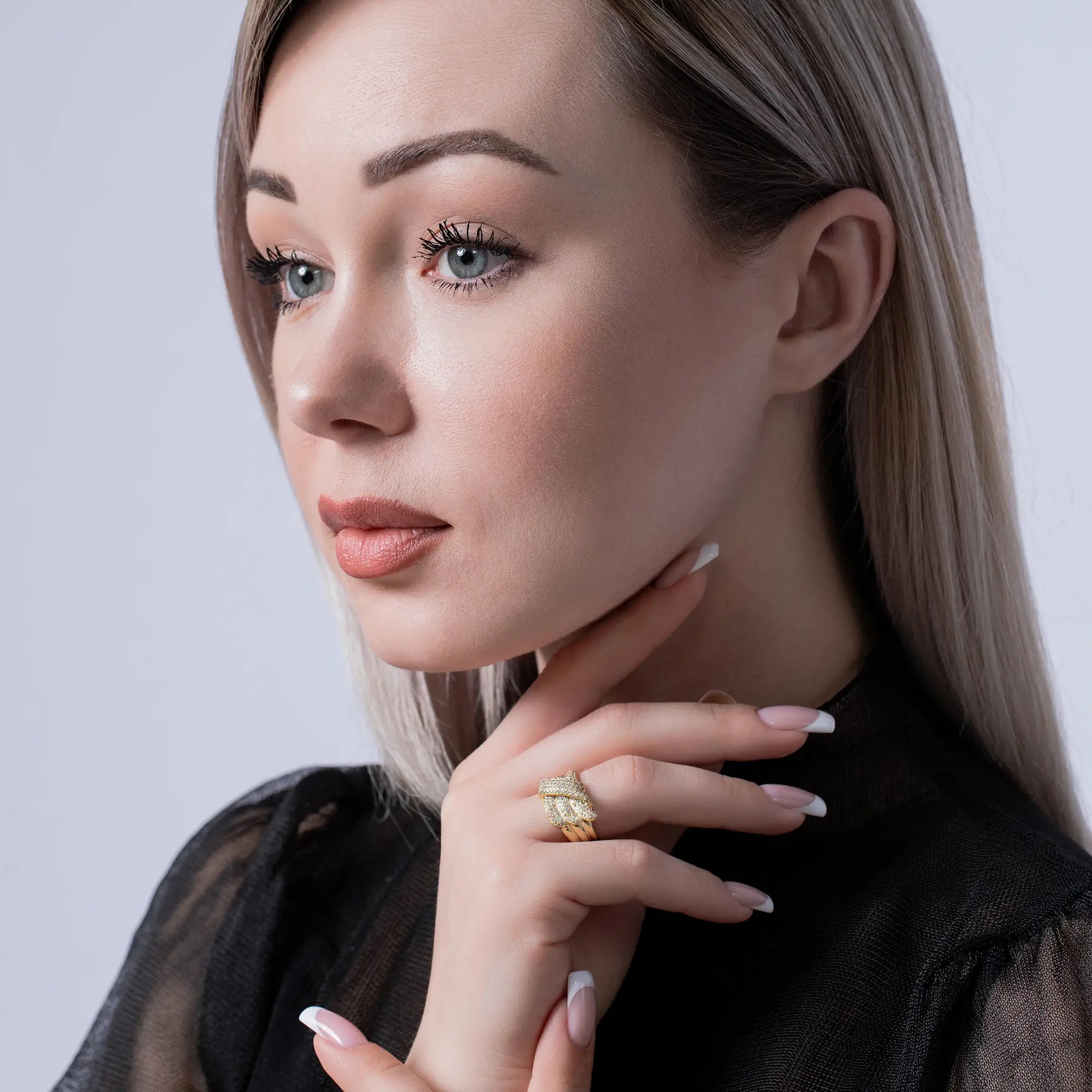 Trio Wave Line Ring - Elegant Stackable Rings Set for Women, Minimalist Boho Jewelry for Everyday Wear | Perfect for Layering, Gift Giving, and Special Occasions