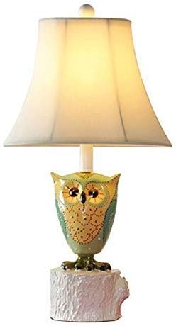 Creative Owl Table Lamp - Kids Bedroom & Study Desk Light with Remote Control for Cozy Nights