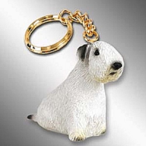 Sealyham Terrier Dog Keychain - Cute Puppy Key Ring for Pet Lovers - Perfect for Keys, Bags & Gifts