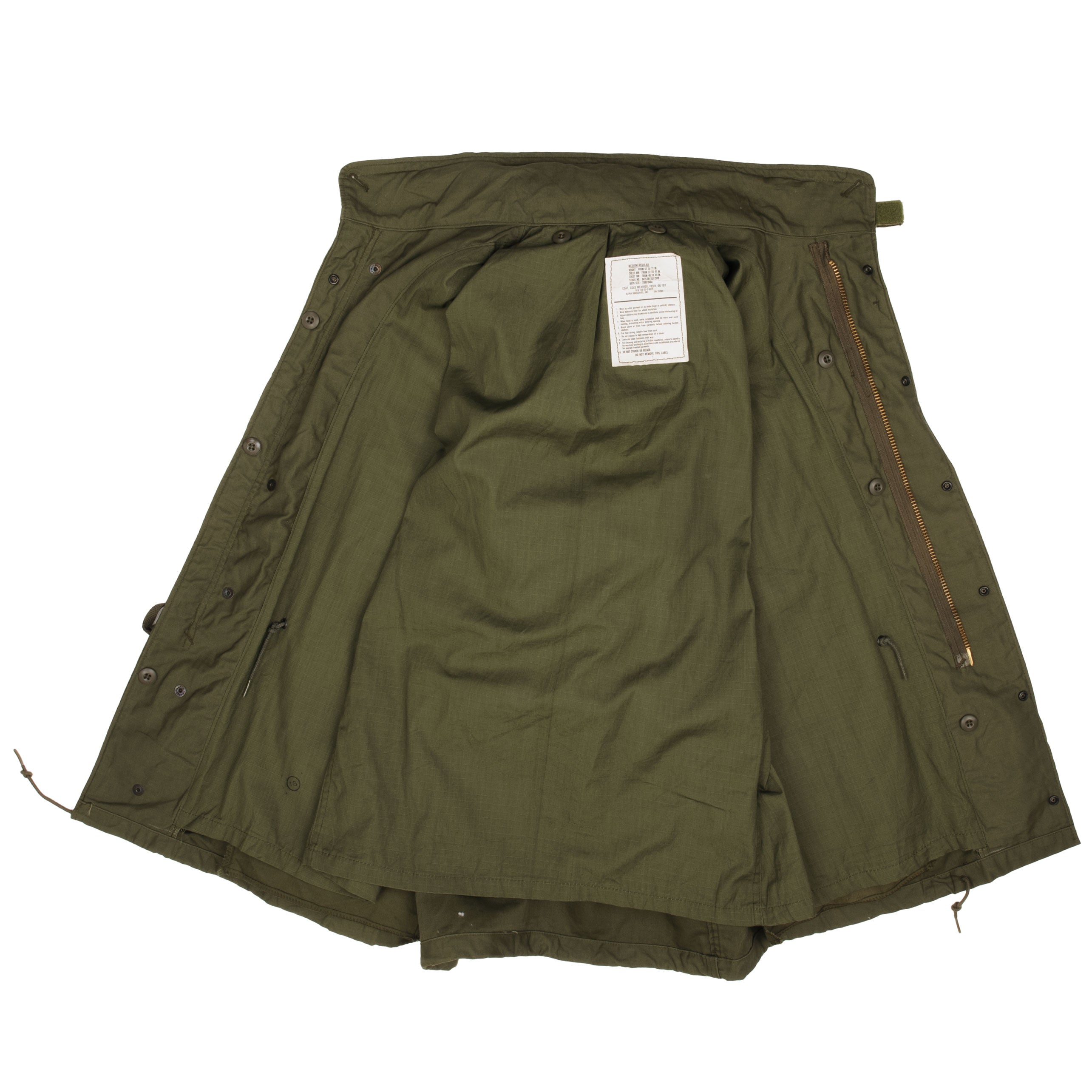 Vintage US Army M1965 M65 Alpha Industries Field Jacket - 1982 Medium Deadstock NOS | Military Outerwear for Men, Outdoor Adventure & Urban Streetwear