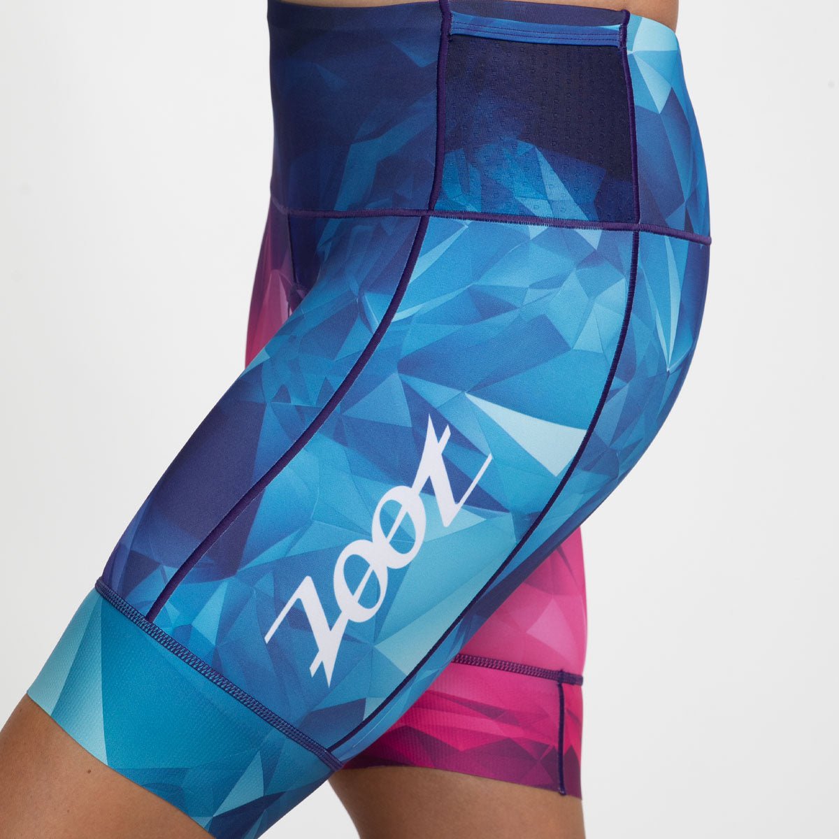 Women's Ltd Tri 8 Short Crystal - High-Performance Running Shorts for Women | Perfect for Gym, Yoga & Outdoor Activities