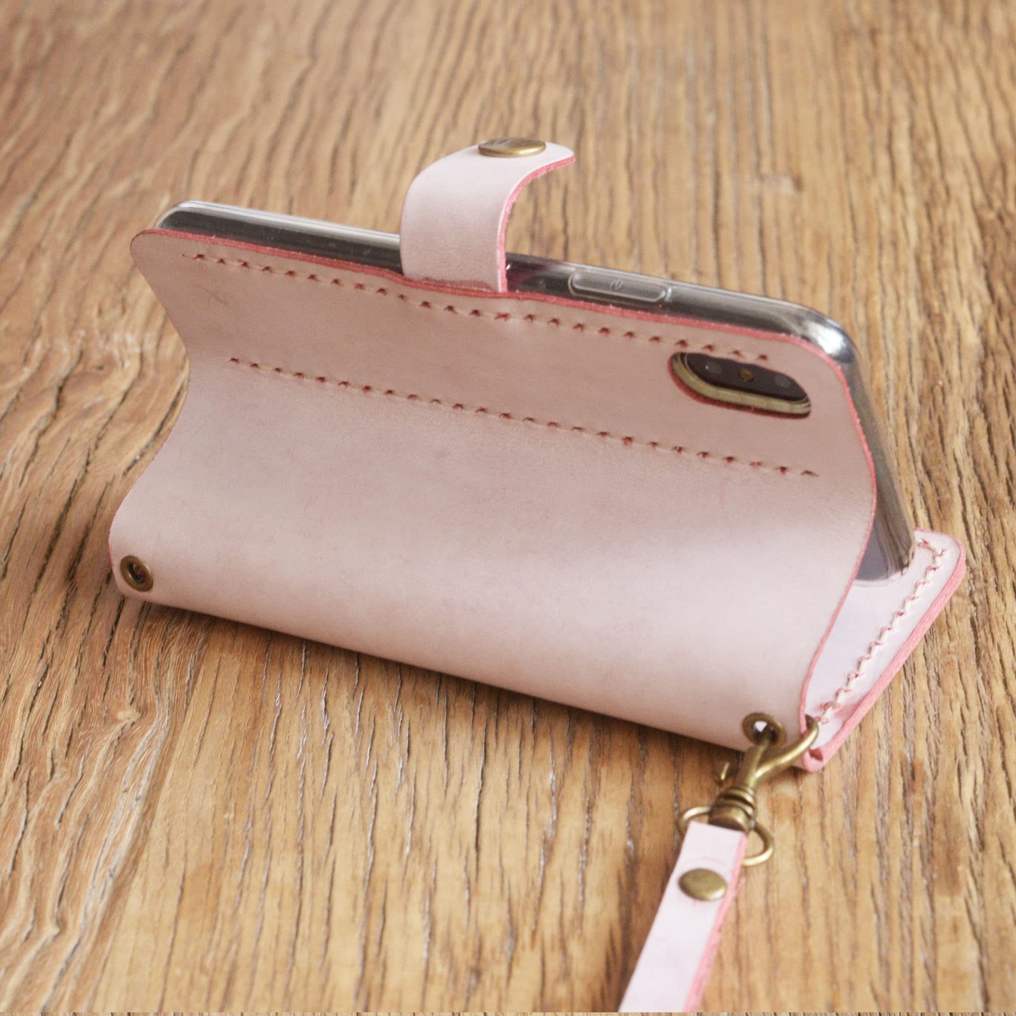 Personalized Leather Wristlet Wallet Case for iPhone 16/16 Pro Max/16 Plus/15/15 Pro Max/14 Pro/13 Mini/12/SE - Women's Fashion Phone Wallet with Card Slots (Perfect for Shopping, Travel & Everyday Use)
