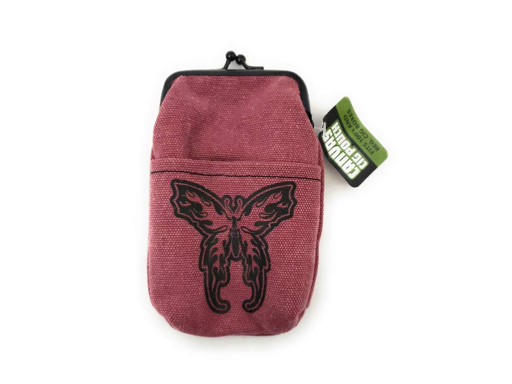 Colorful Canvas Cigarette Pouch with Lighter Holder - Portable Travel Cigarette Case (Style 963D) - Perfect for Outdoor Activities, Camping, and Daily Use