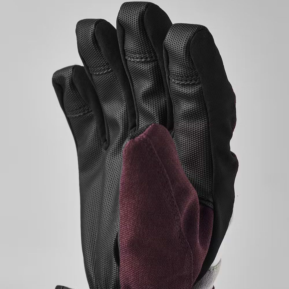 Hestra Atlas Gore-Tex Kids Ski Gloves - Waterproof & Warm Winter Gloves for Boys & Girls - Perfect for Skiing, Snowboarding & Outdoor Winter Activities (Bordeaux)