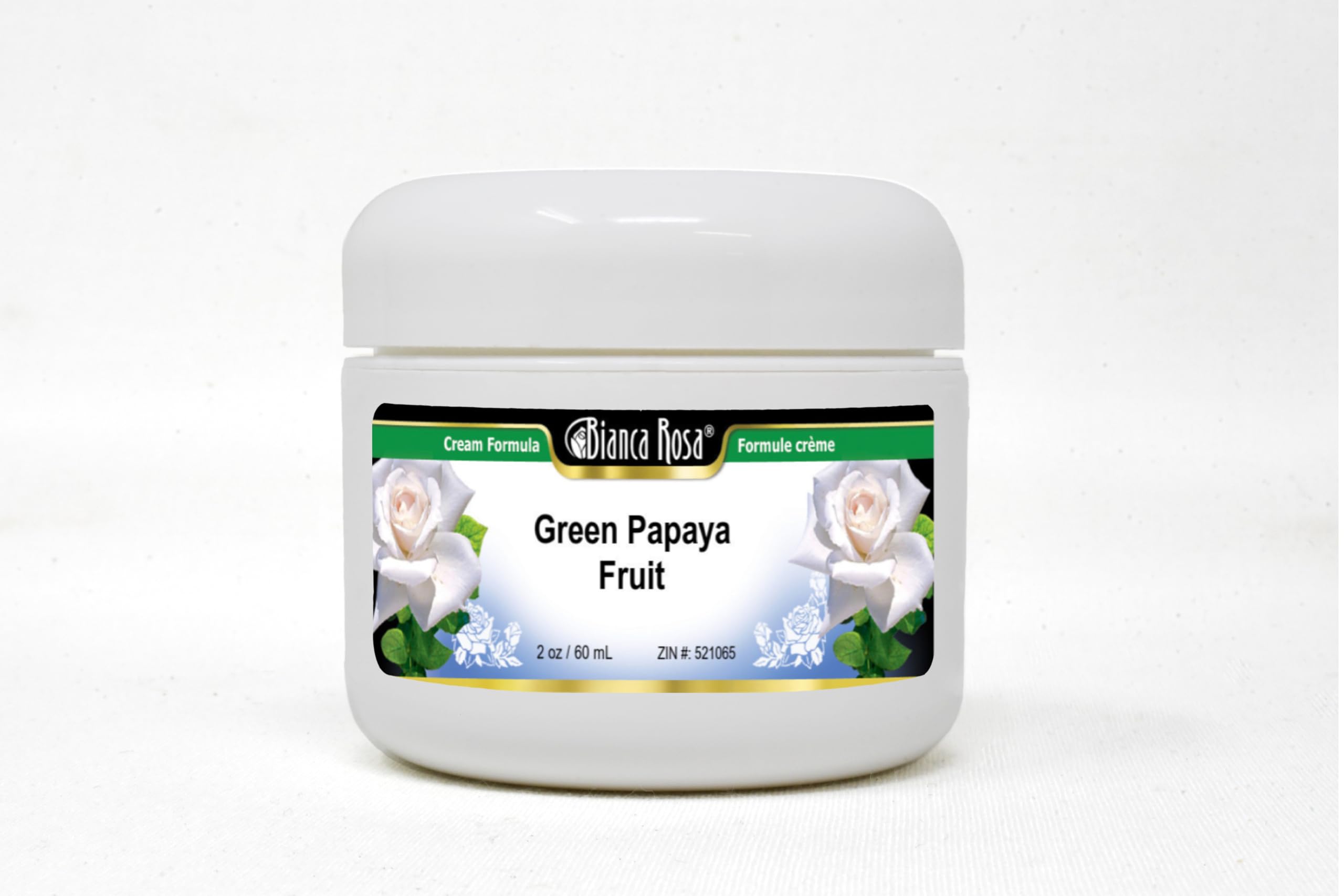 Organic Green Papaya Fruit Cream - 2 oz Natural Skin Brightening & Exfoliating Treatment for Face & Body - ZIN: 521065 - Perfect for Acne-Prone Skin, Dark Spot Removal & Glowing Complexion