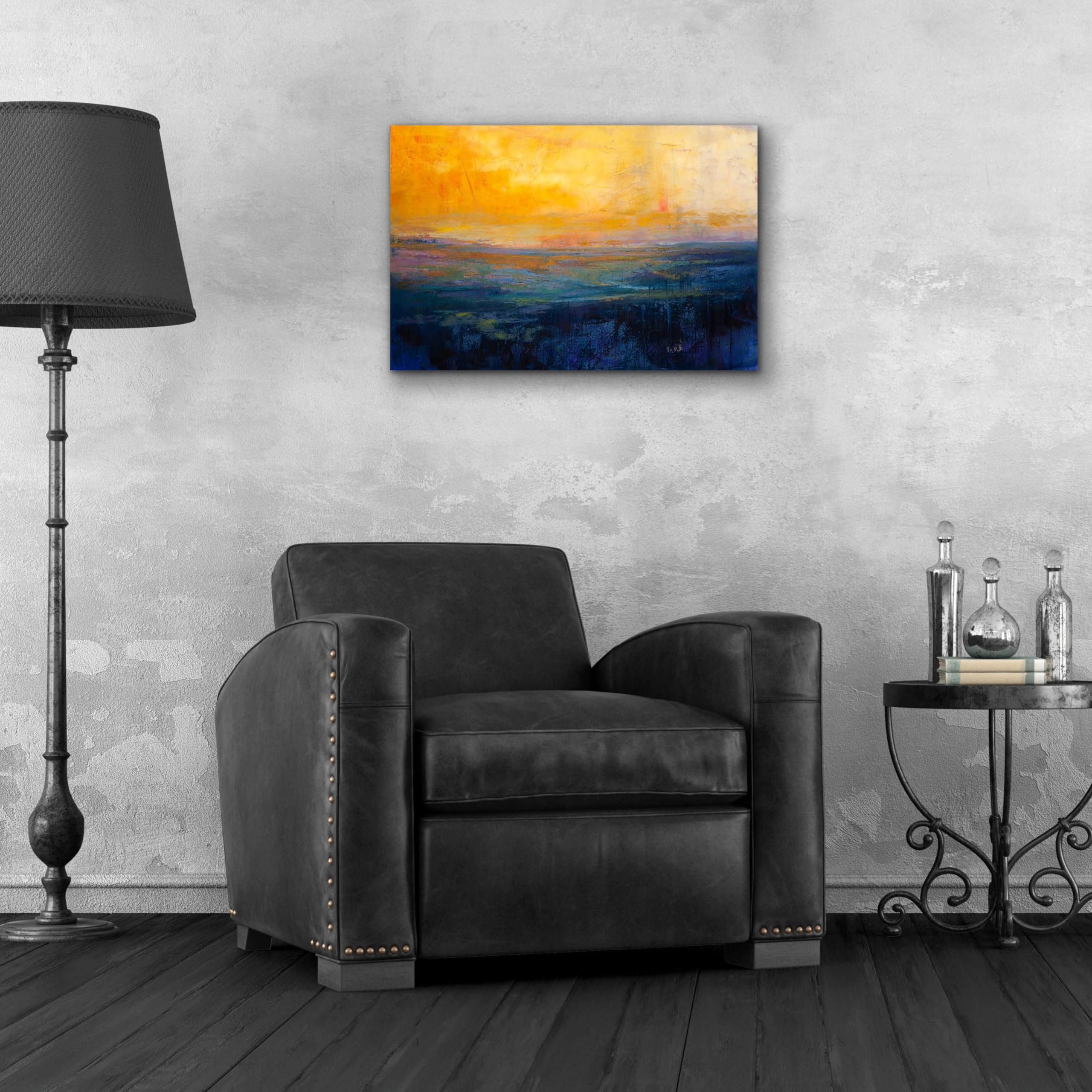Patrick Dennis 'Divine Perfection' Acrylic Glass Wall Art - 24x16 Inches Modern Abstract Painting for Living Room, Bedroom & Office Decor