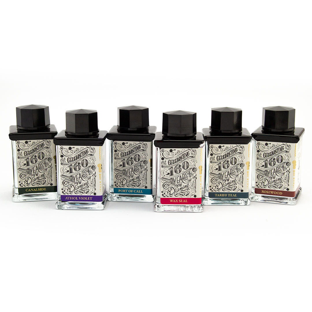 Diamine 160th Anniversary Fountain Pen Ink - 75ml Bottle for Calligraphy, Writing & Art - Premium Ink for Pens, Dip Pens & Brush Lettering