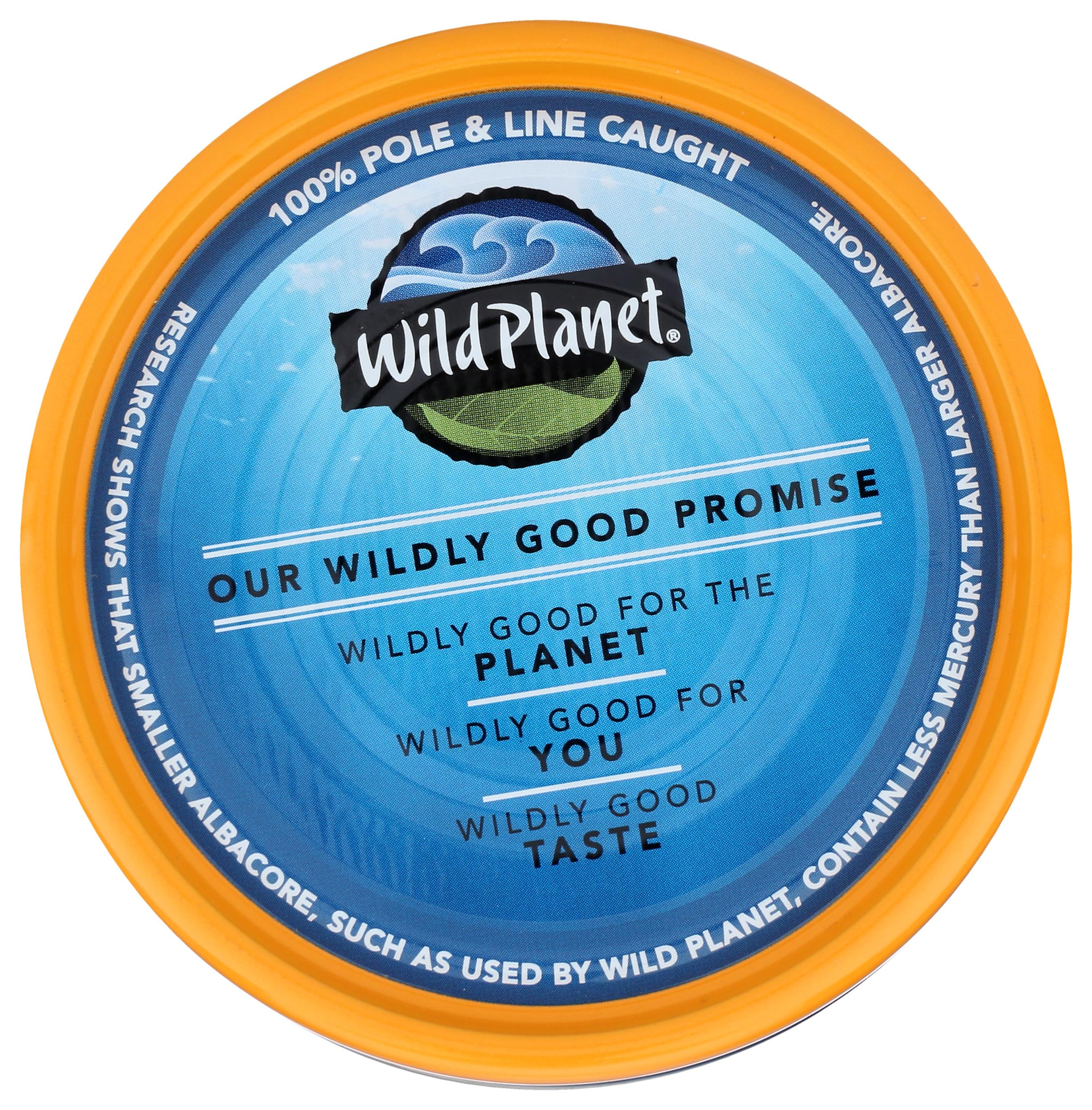 Wild Planet Sustainably Caught Wild Albacore Tuna in Cans - 5 oz Pack of 12 | High Protein, Mercury Tested, Non-GMO | Perfect for Salads, Sandwiches & Healthy Meal Prep