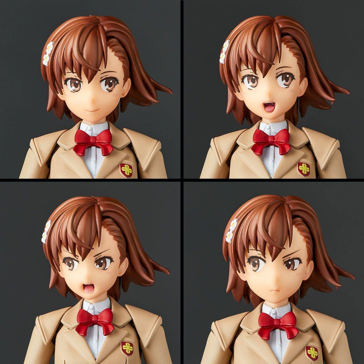 Amazing Yamaguchi Revoltech Action Figure - Mikoto Misaka Winter Uniform Ver. (NR043) | Highly Articulated Collectible for Anime Fans | Perfect for Display, Photography & Cosplay Inspiration