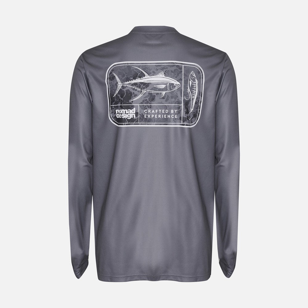 High-Tech Fishing Shirt with Tackle Box - Graphite Performance Wear for Outdoor Anglers | Perfect for Bass Fishing, Fly Fishing & Saltwater Adventures