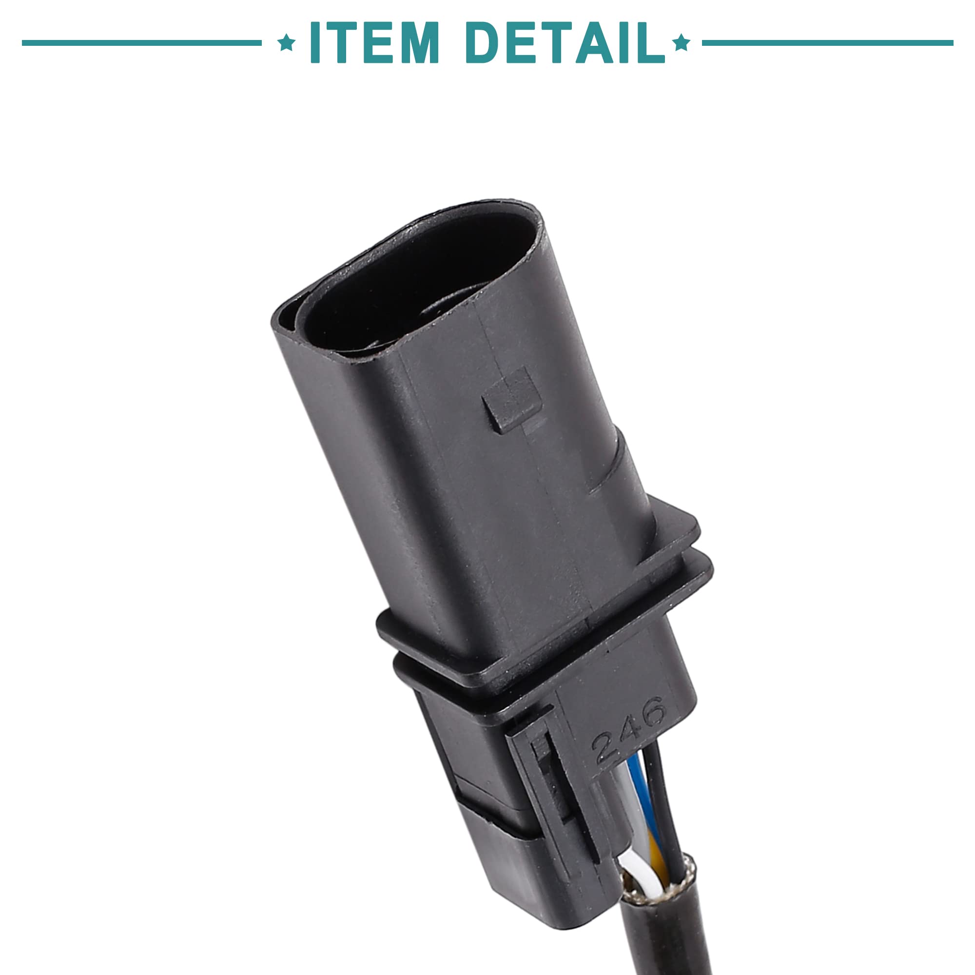 X AUTOHAUX Upstream Air Fuel Ratio O2 Oxygen Sensor Compatible with Kia Hyundai 51801278 - Perfect for Engine Performance & Fuel Efficiency Improvement