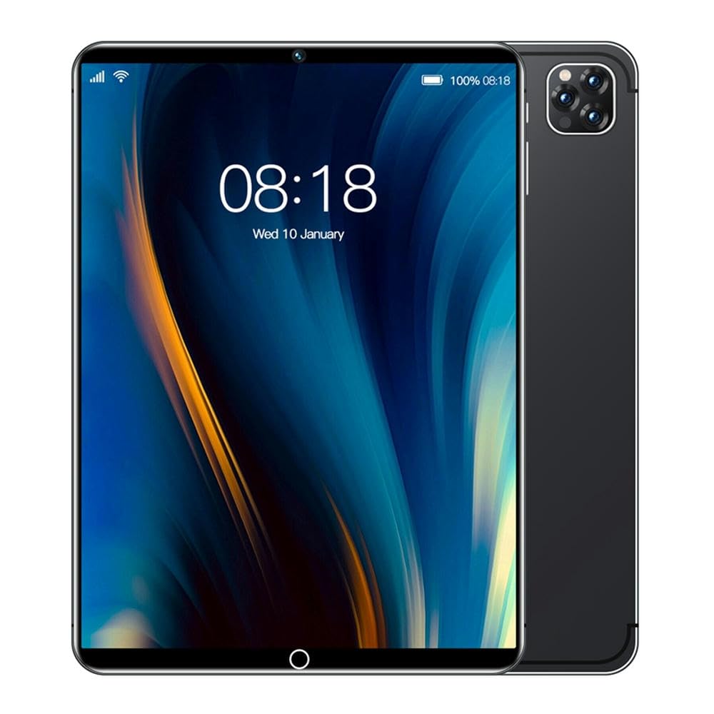 10.1 Inch Tablet PC with 1GB RAM 16GB Storage, 1280x800 IPS Screen, Dual SIM Dual Standby - Black (UK Plug) - Perfect for Work, Study, and Entertainment