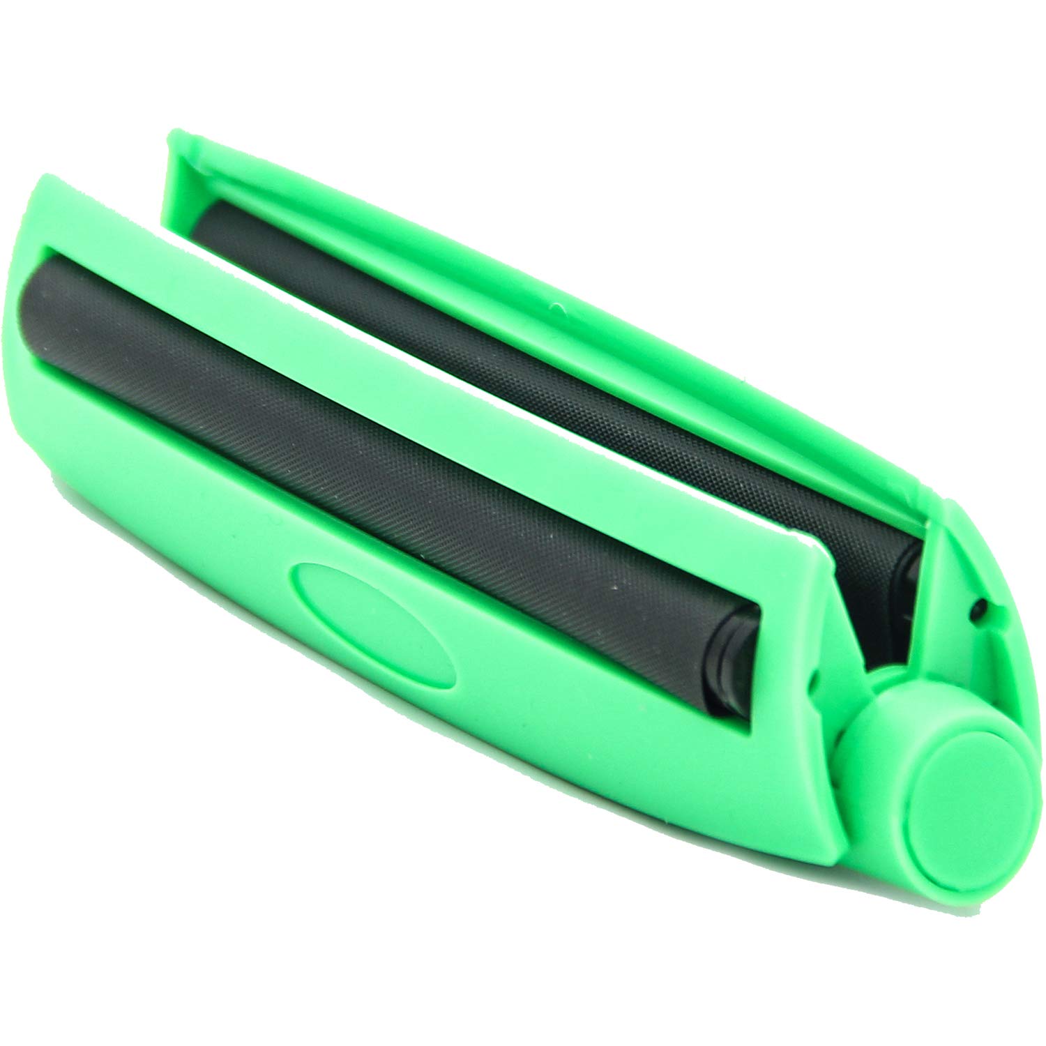 Manual Roller Maker - Easy Handheld Rolling Machine for Rolling Papers, 4.33 Inch Green Plastic Injector Tool | Perfect for DIY Cigarettes, Herbs & Tobacco at Home or On-the-Go