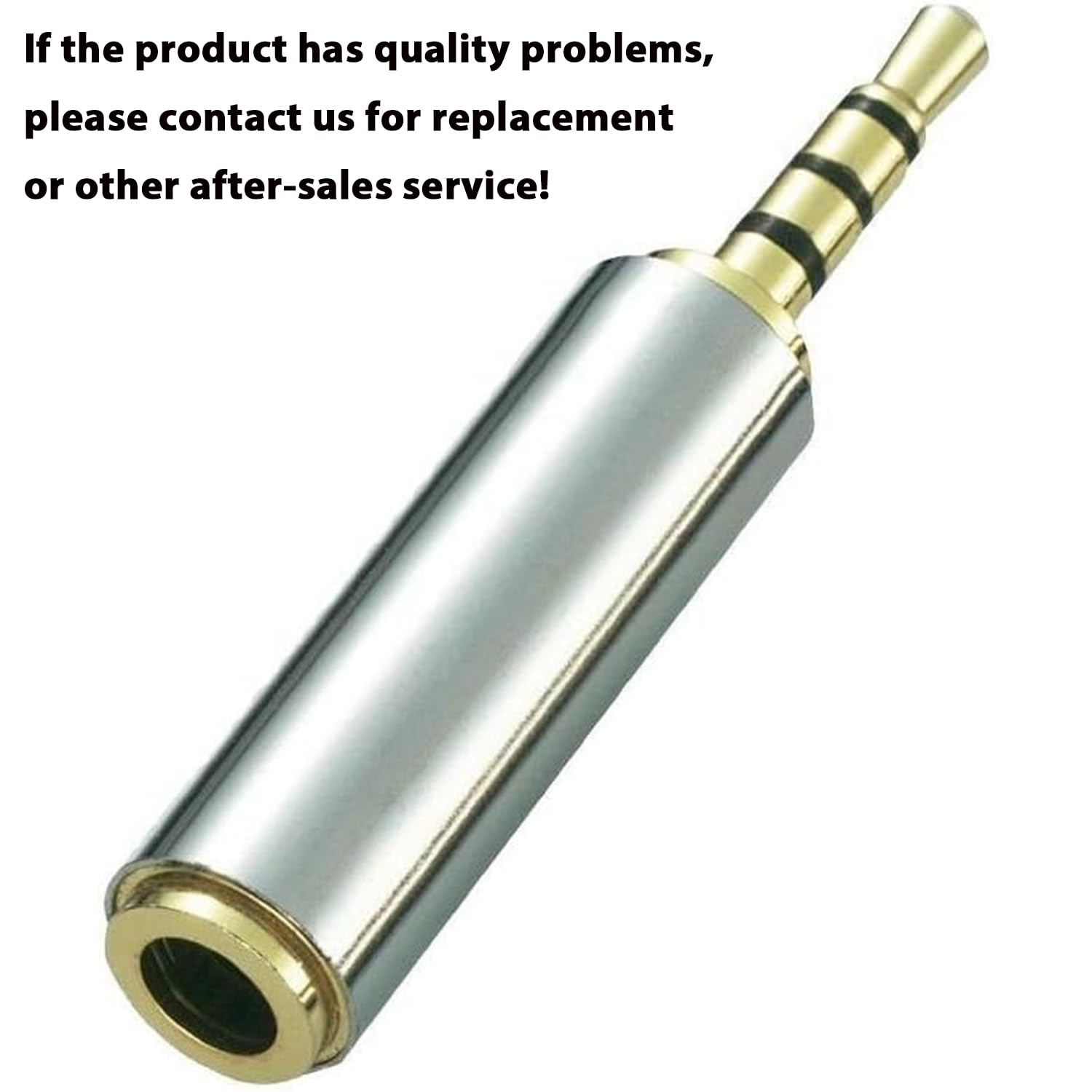 2.5mm Male to 3.5mm Female Gold Plated Audio Adapter - 2 Pack Stereo/Mono Aux Converter for Headphones, Earphones, Headsets - Perfect for Car Audio, Home Theater & Mobile Devices