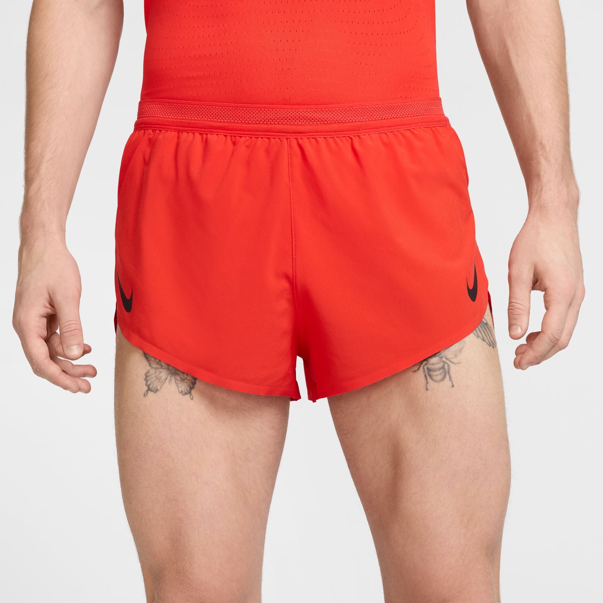 Men's Aeroswift Dri-FIT ADV 2 Lined Running Shorts - Lightweight Quick-Dry Athletic Shorts for Men, Crimson/Black - Perfect for Running, Gym Workouts & Outdoor Sports