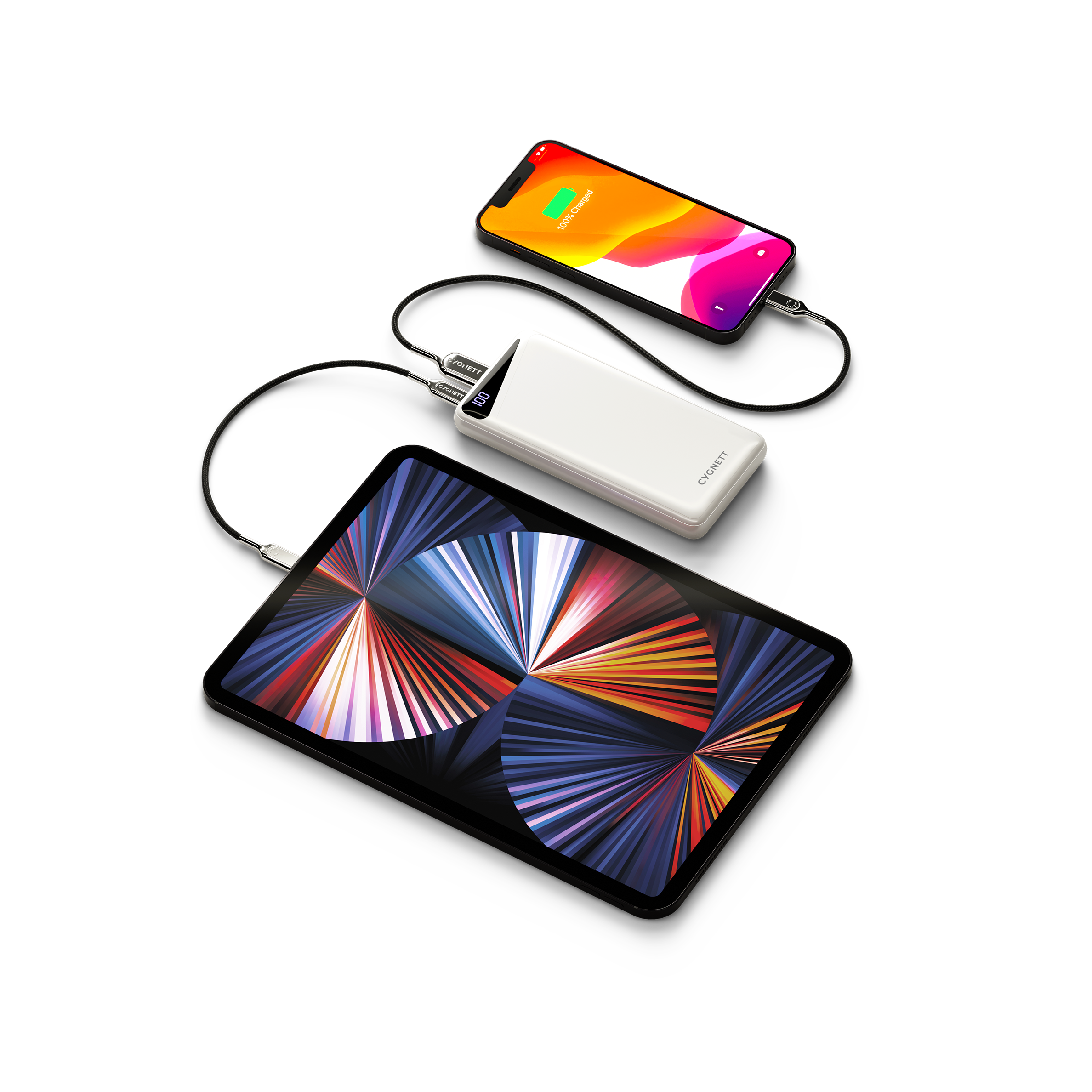 10,000mAh Portable Power Bank - Fast Charging External Battery Pack for Smartphones, Tablets & More - Perfect for Travel, Camping & Emergency Use