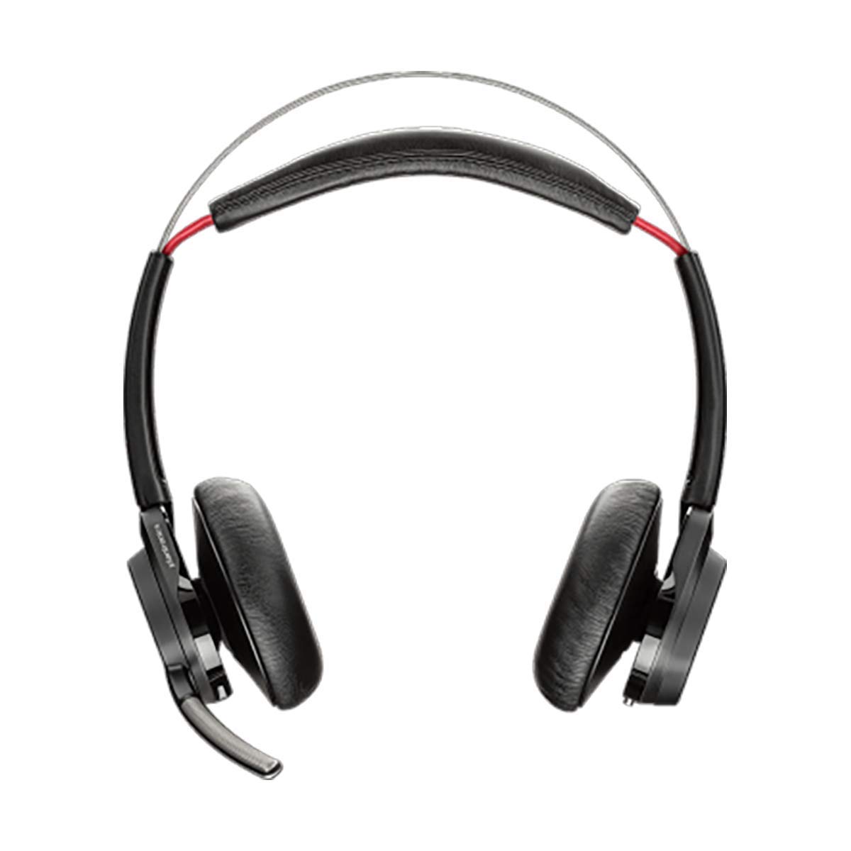Plantronics Voyager Focus UC Stereo Bluetooth Headset with Active Noise Canceling (ANC) - Wireless Headphones for Office, Call Center & Remote Work - Noise Cancelling Mic for Clear Calls