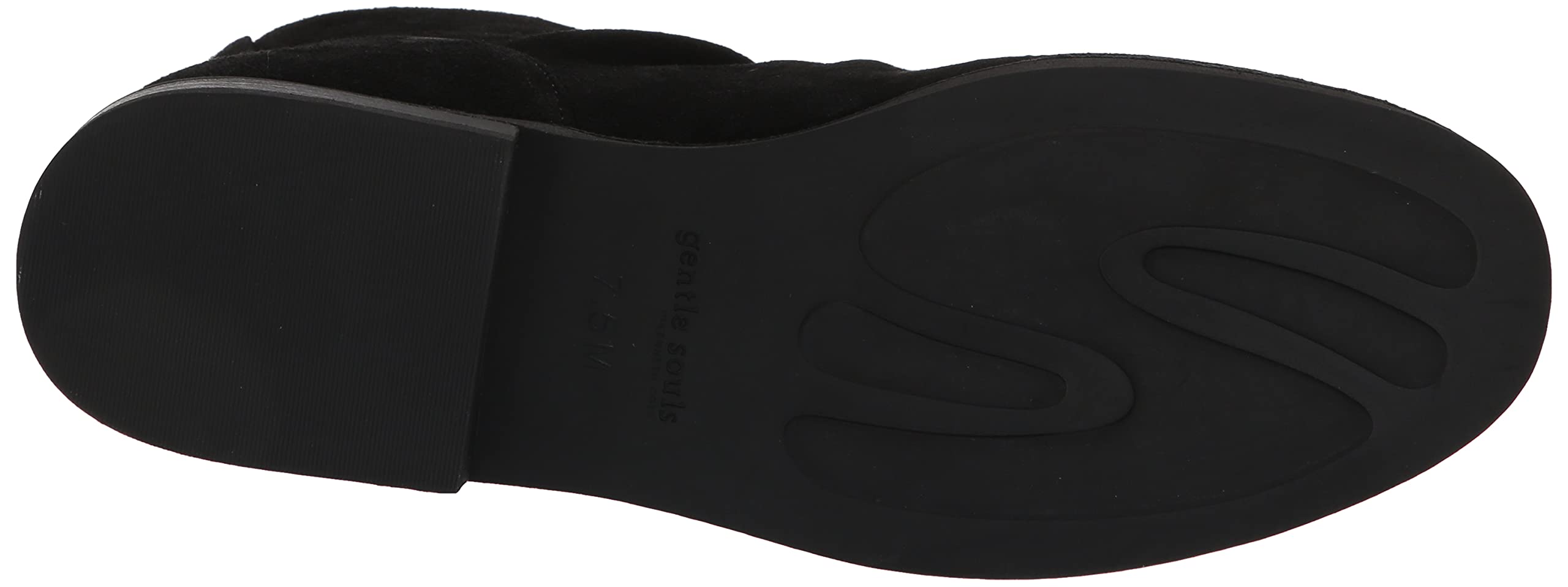 Gentle Souls by Kenneth Cole Women's Emma Zip Ankle Boots - Black Leather Casual Shoes Size 5 | Comfortable & Stylish for Work, Travel & Everyday Wear