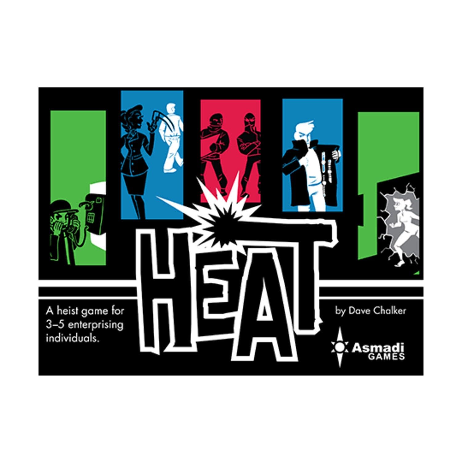 Heat Card Game by Asmadi Games - Fast-Paced Strategy Board Game for Adults & Families - Perfect for Game Nights & Parties