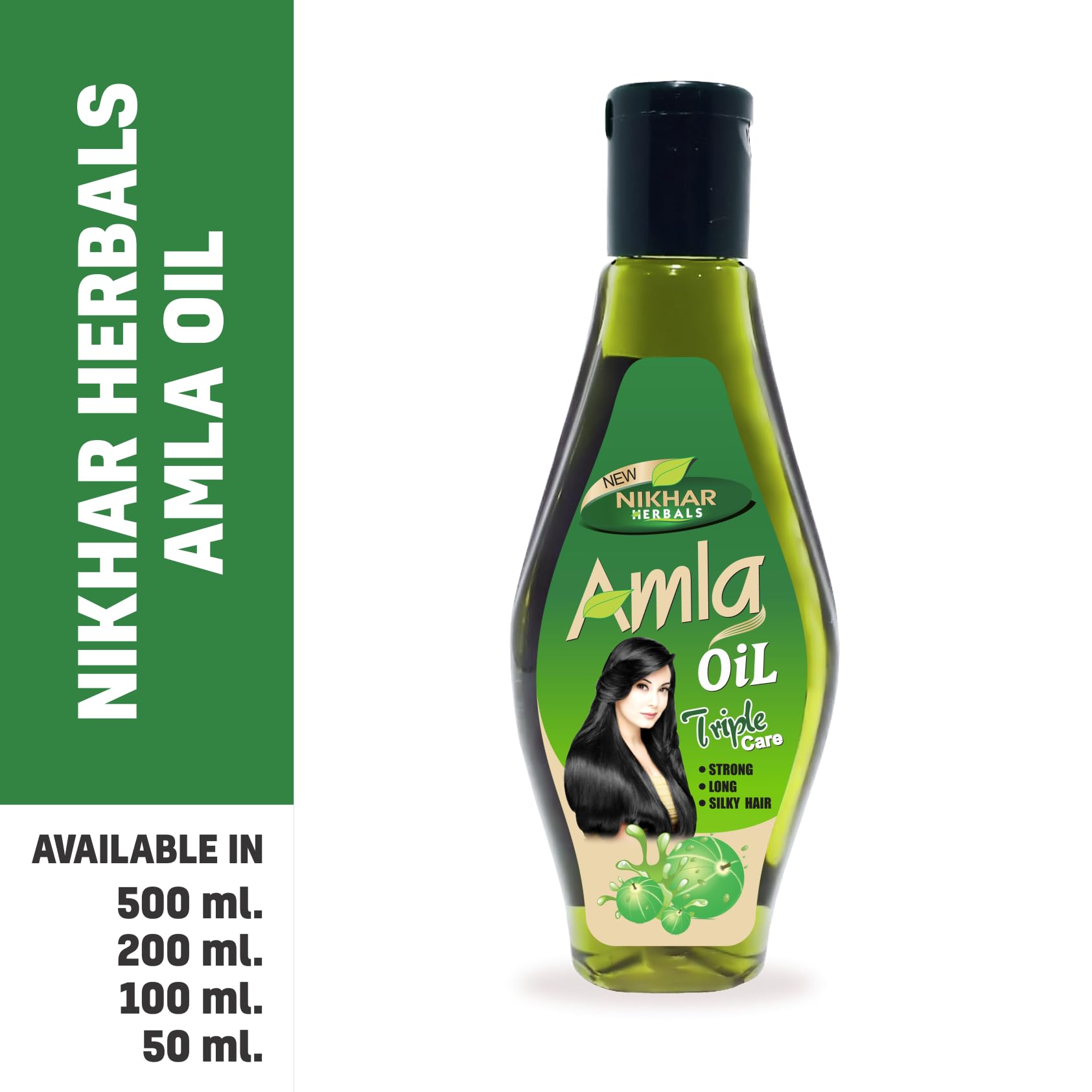 Nikhar Herbals Amla Hair Oil - 500ml for Strong, Long & Thick Hair Growth | Natural Ayurvedic Treatment for Hair Fall & Scalp Care | Perfect for Daily Hair Nourishment & Styling