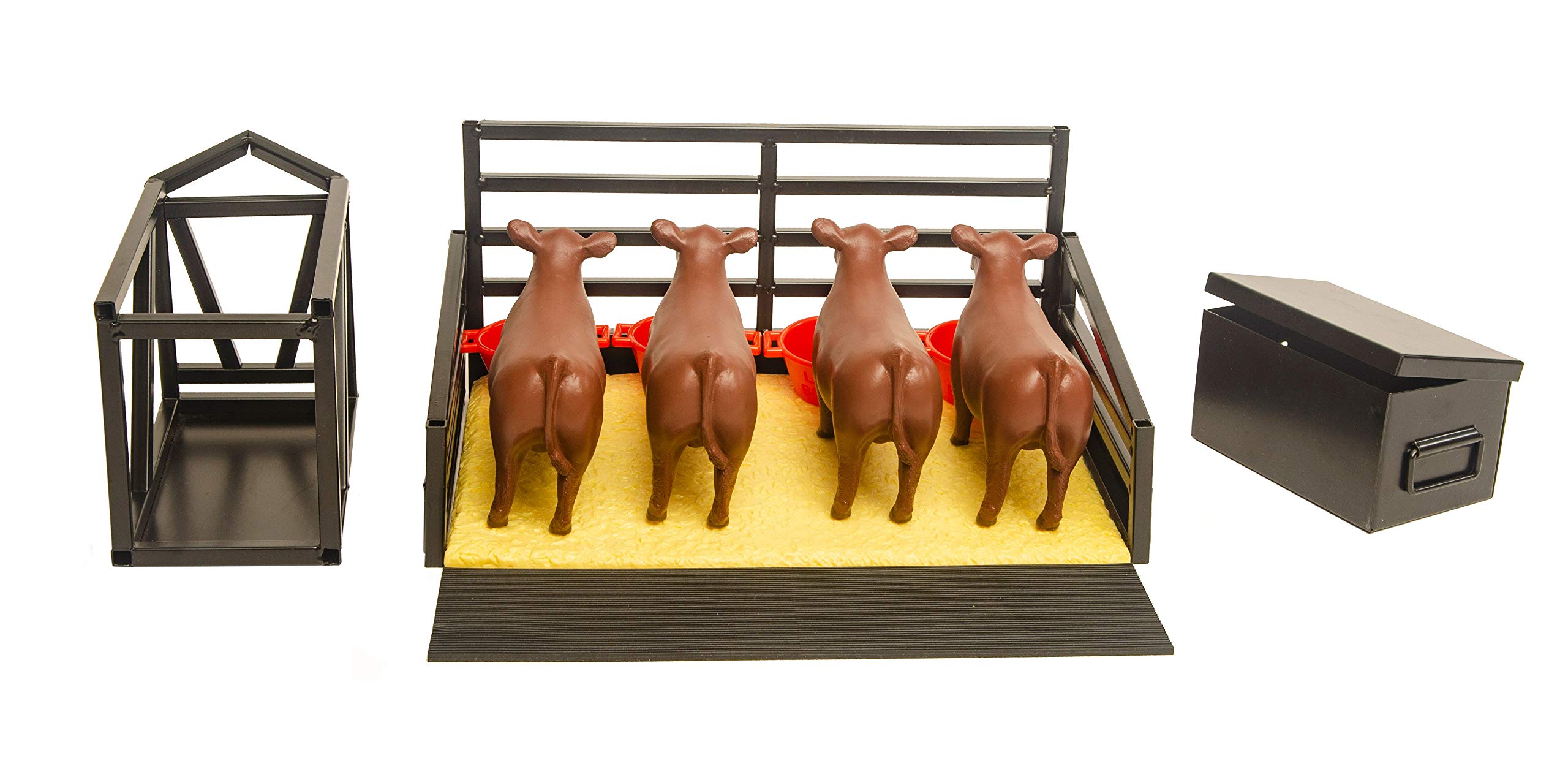 Little Buster Toys Show Steer - Brown Realistic Farm Animal Toy for Kids | Perfect for Pretend Play, Farm Themed Parties & Educational Learning