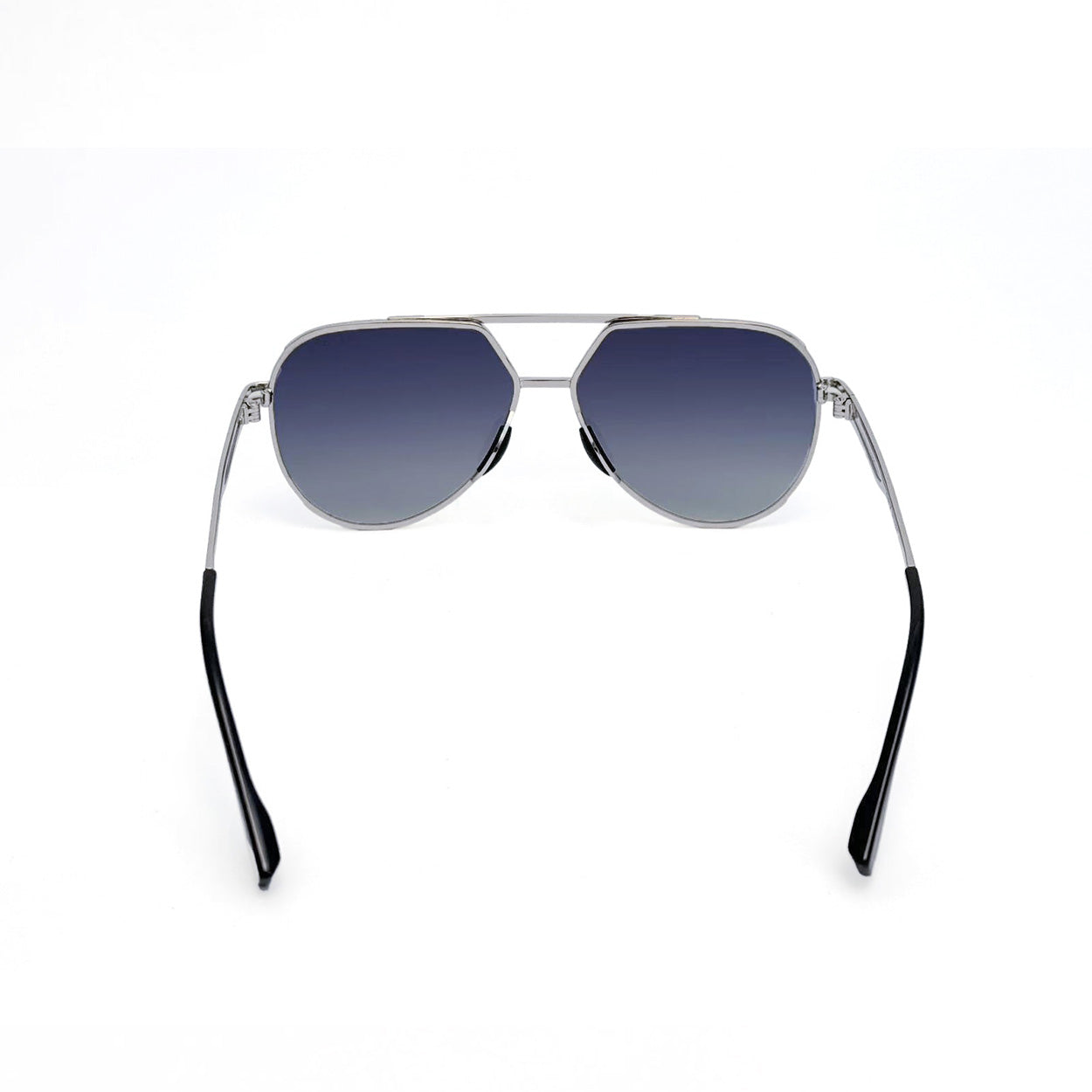 Untangled x Emily Tangle-Free Faded Blue Aviator Sunglasses for Women - Polarized UV Protection - Perfect for Driving, Beach & Outdoor Activities