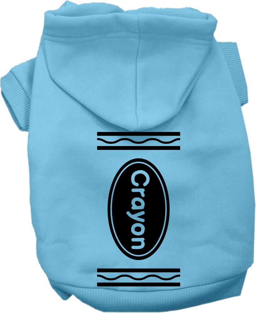 Colorful Crayon Costume Screen Print Hoodie for Kids - Fun Dress-Up & Halloween Costume Idea