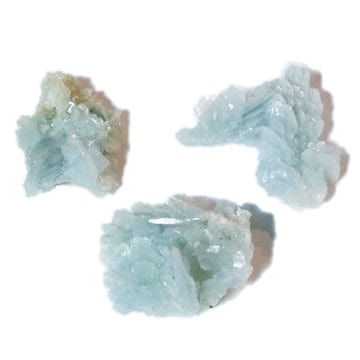 Natural Barite Blue Crystal Clusters for Detox, Energy Clearing & Chakra Balancing - Perfect for Meditation, Reiki Healing & Home Decor
