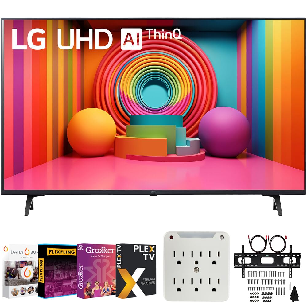 LG 75 Inch UT75 Series 4K UHD Smart LED TV (2024 Model) with Free Movies Streaming Pack - Perfect for Home Theater, Gaming & Streaming Netflix, Prime Video