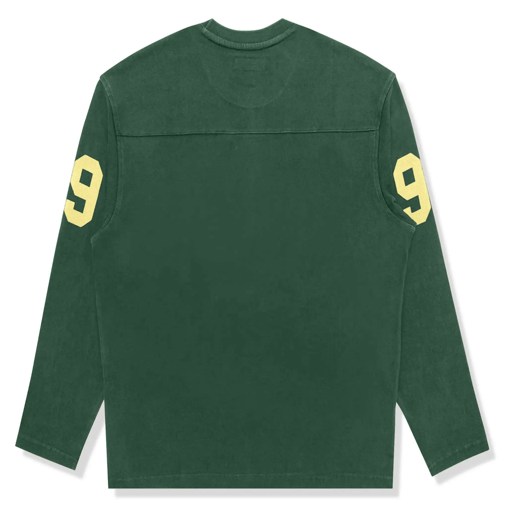 Supreme 99 Long Sleeve Green Football Jersey - Men's Sports Performance Shirt for Training, Games & Fan Wear