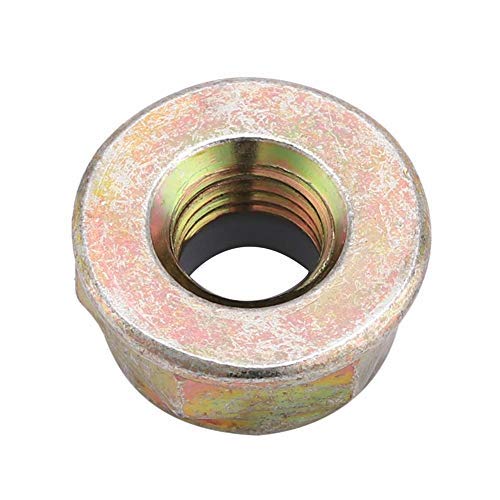 Universal M10x1.25 Left Hand Thread Blade Nut Replacement - Compatible with Brush Cutters & Trimmers - Durable Lawn Mower Accessories for Professional Landscaping & Yard Maintenance