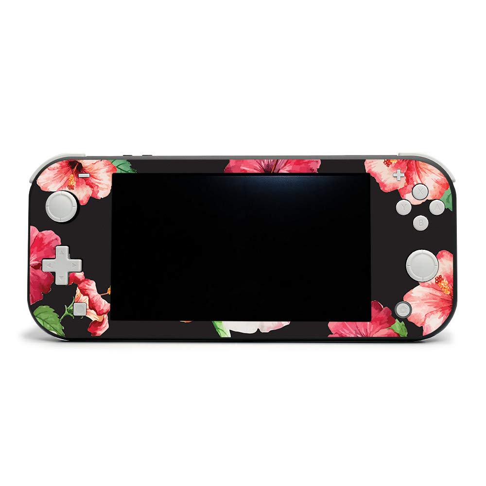 MightySkins Vinyl Decal Wrap Cover for Nintendo Switch Lite - Hibiscus Flower Design | Protective & Durable Skin | Easy to Apply & Remove | Made in USA | Perfect for Gaming, Travel, and Personalization