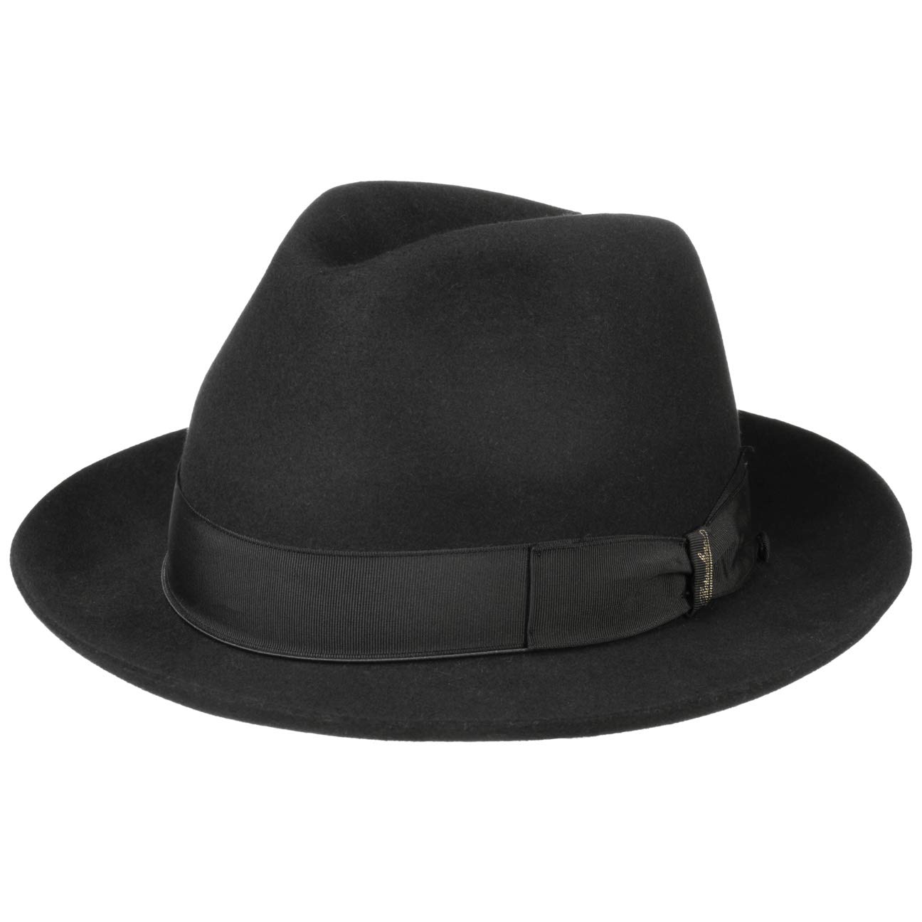 Bellagio Fur Felt Hat for Women & Men - Classic Fedora Style Wide Brim Sun Hat - Perfect for Outdoor Events, Weddings, and Fashion Accessories