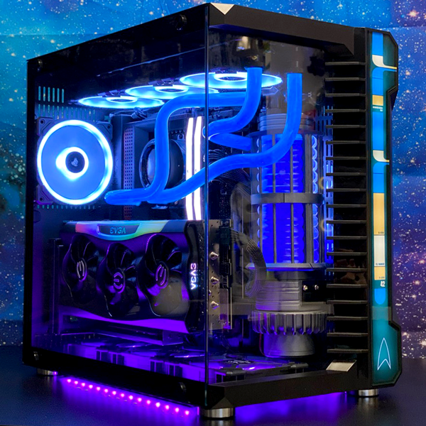 Geek Machine™ Star Trek Warp Core Edition Gaming PC - AMD Ryzen 9 7950X3D Prebuilt Desktop Computer for 4K Gaming, Streaming & VR | Perfect for Sci-Fi Fans & High-Performance Computing