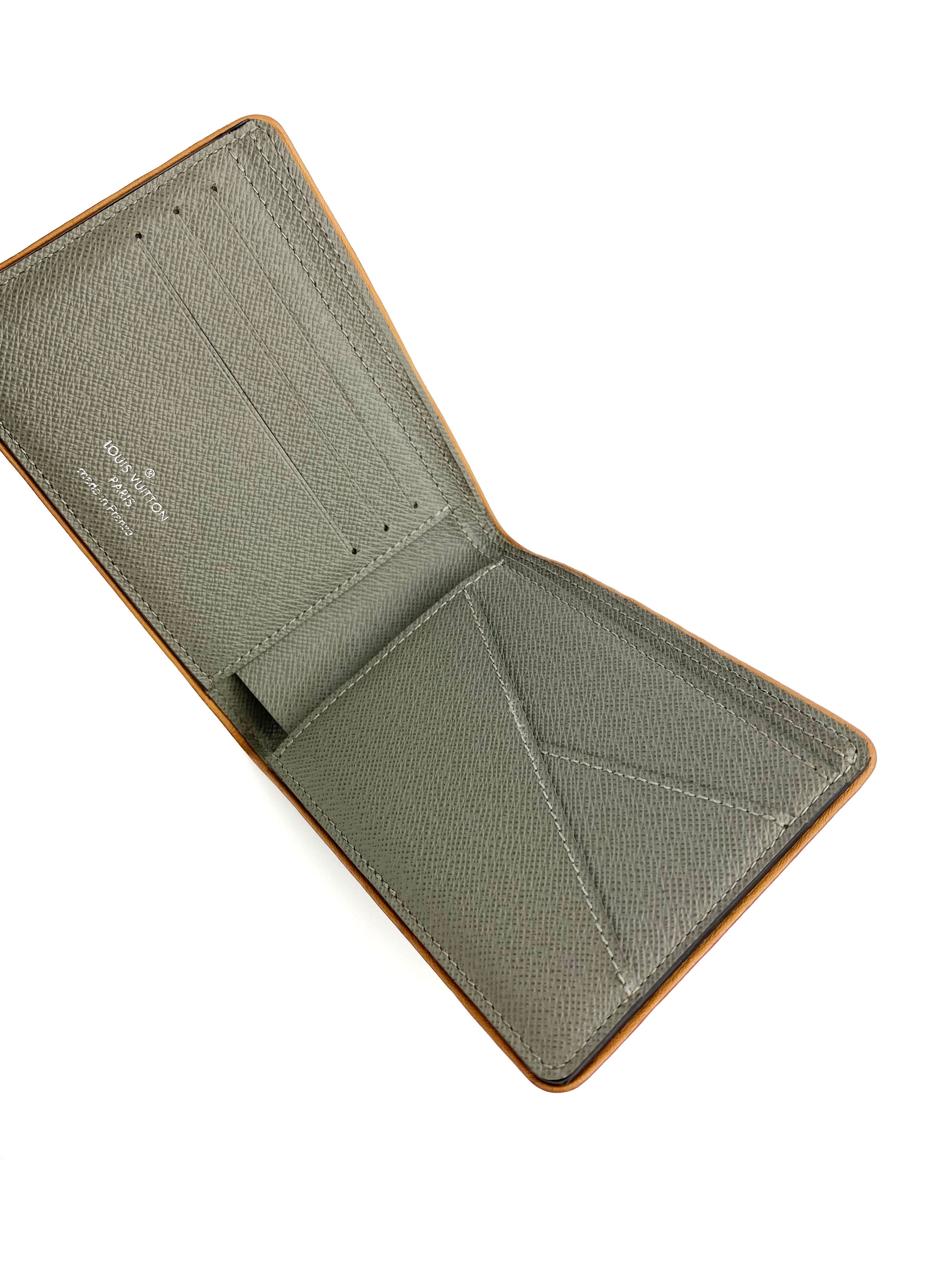Authentic Louis Vuitton Silver Monogram Titanium Wallet for Men - Luxury Slim RFID Blocking Bifold Wallet - Perfect for Business, Travel & Everyday Use