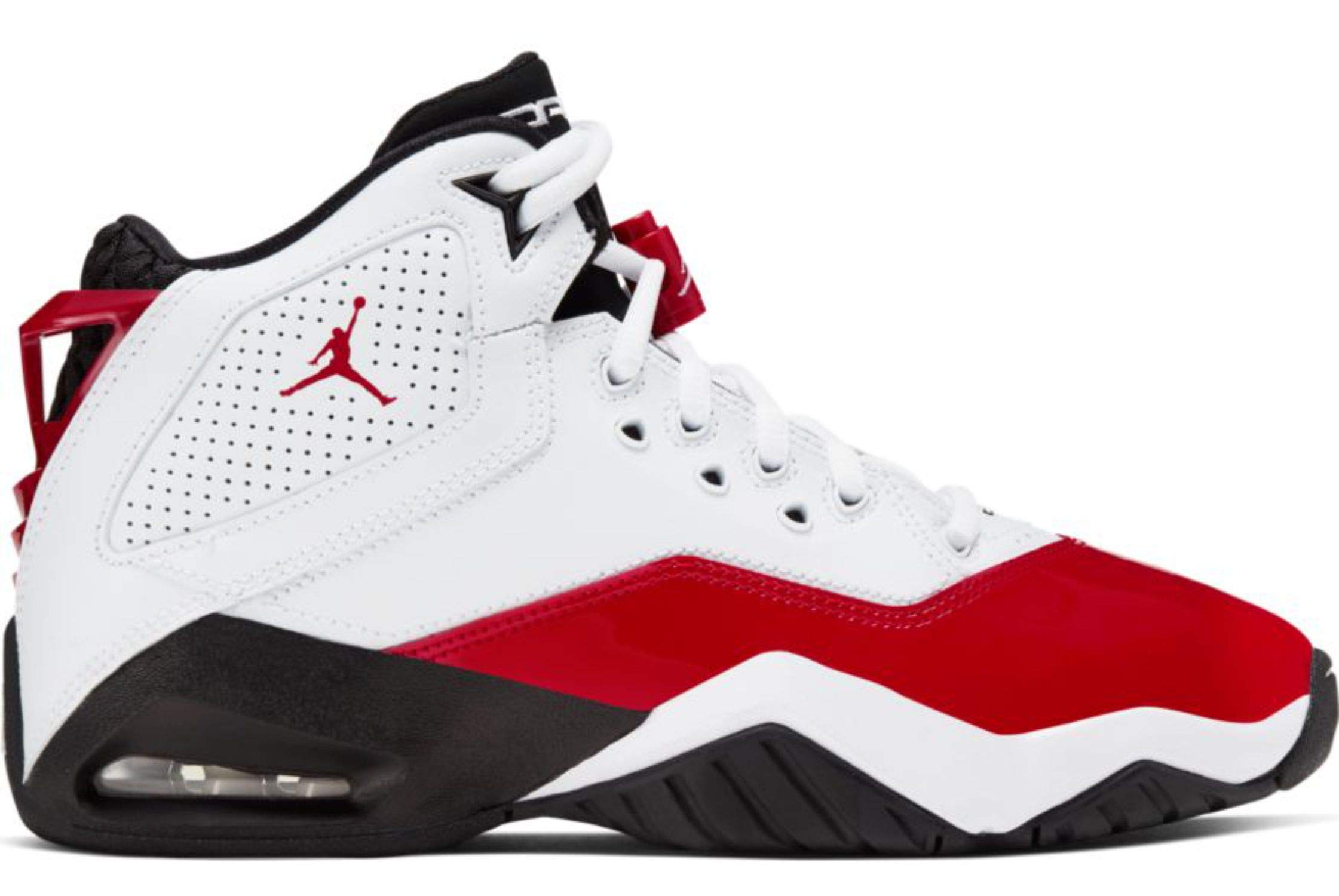 Jordan B'loyal GS Big Kids Basketball Shoes - Size 5 White/Gym Red-Black | High-Performance Sneakers for Youth Basketball & Casual Wear | CK1425-106