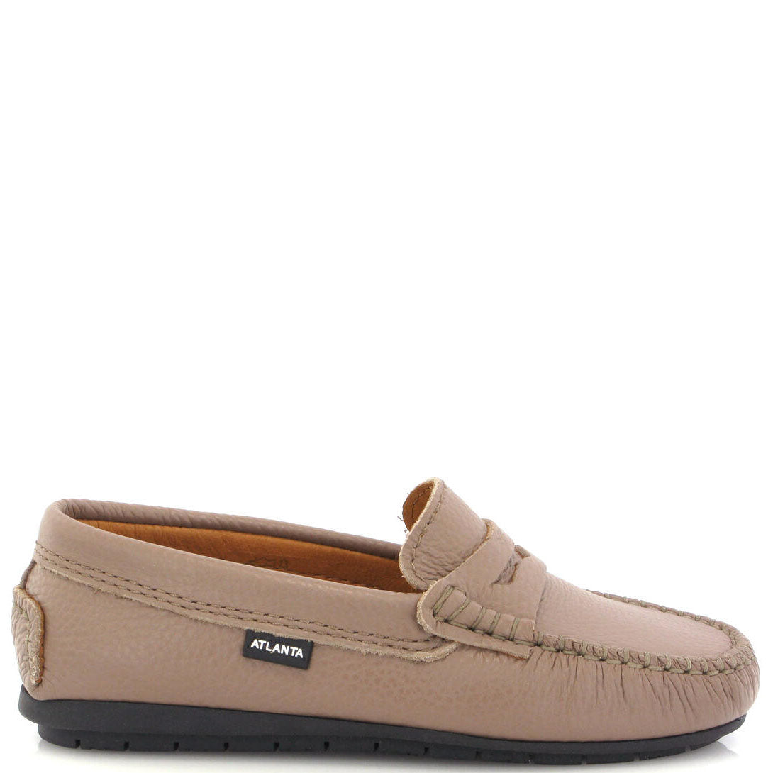 Men's Atlanta Mocassin Earth Grainy Penny Loafers - Comfortable Casual Slip-On Shoes for Business, Office & Everyday Wear