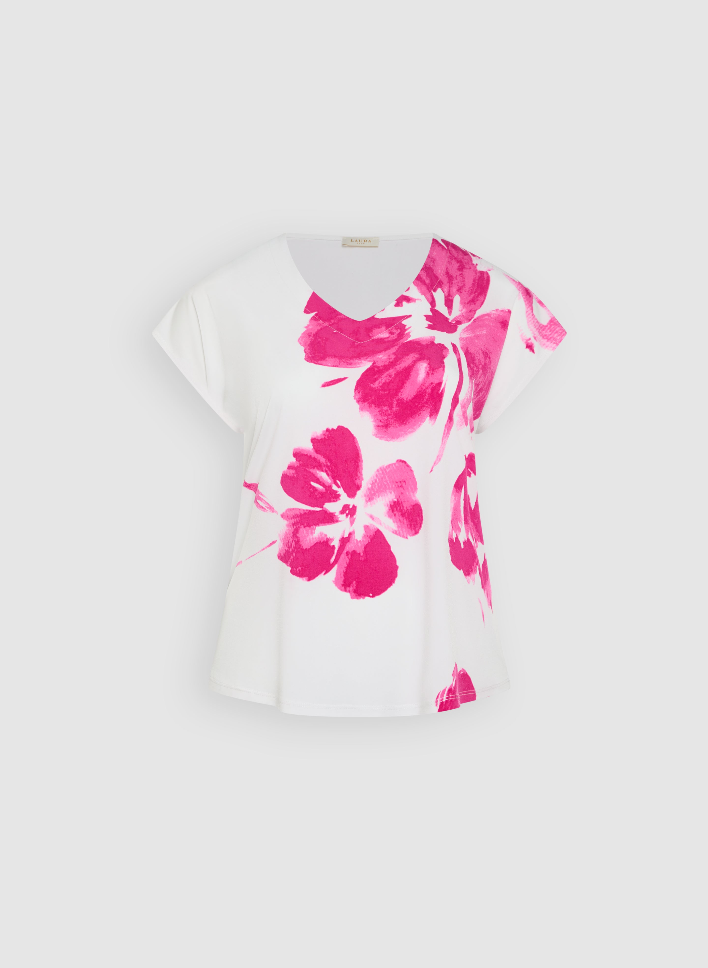 Floral Print Women's Blouse - Elegant Flowy Tops for Spring & Summer | Casual & Office Wear